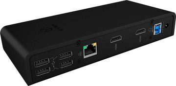 ICY BOX Laptop-Dockingstation ICY BOX USB 3.0 Notebook DockingStation, DisplayLink, 2x HDMI