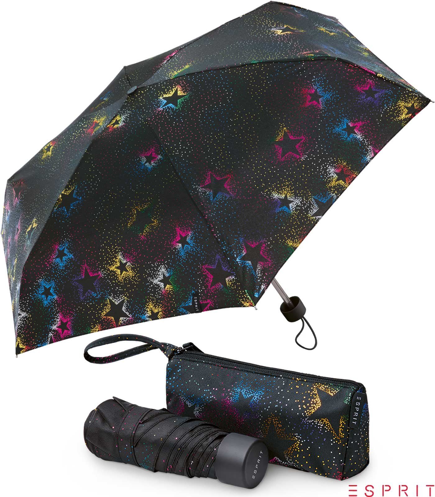 Esprit Taschenregenschirm Ultra Mini Pouch mit Tasche - Starburst - multime günstig online kaufen