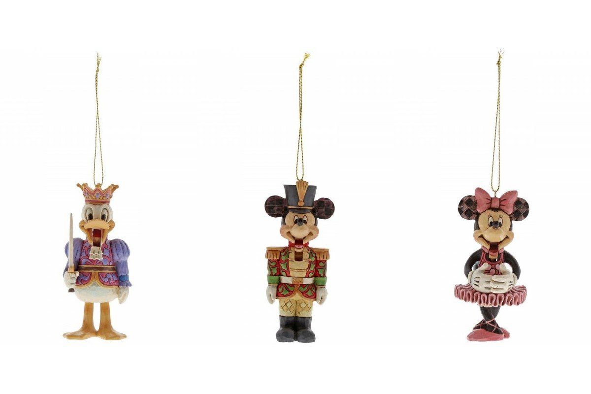 enesco Christbaumschmuck Disney Set 3-tlg. Donald Duck + Micky + Minnie Mau günstig online kaufen