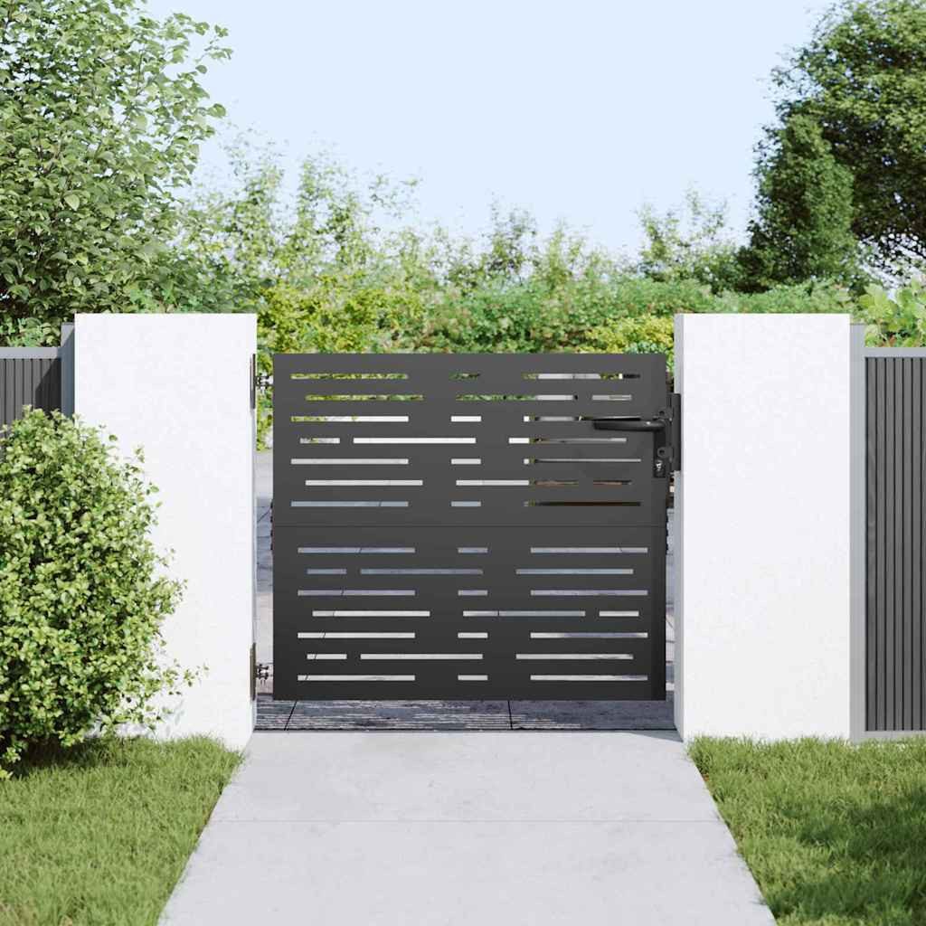 vidaXL Gartentor Gartentor Schwarz 105 x günstig online kaufen