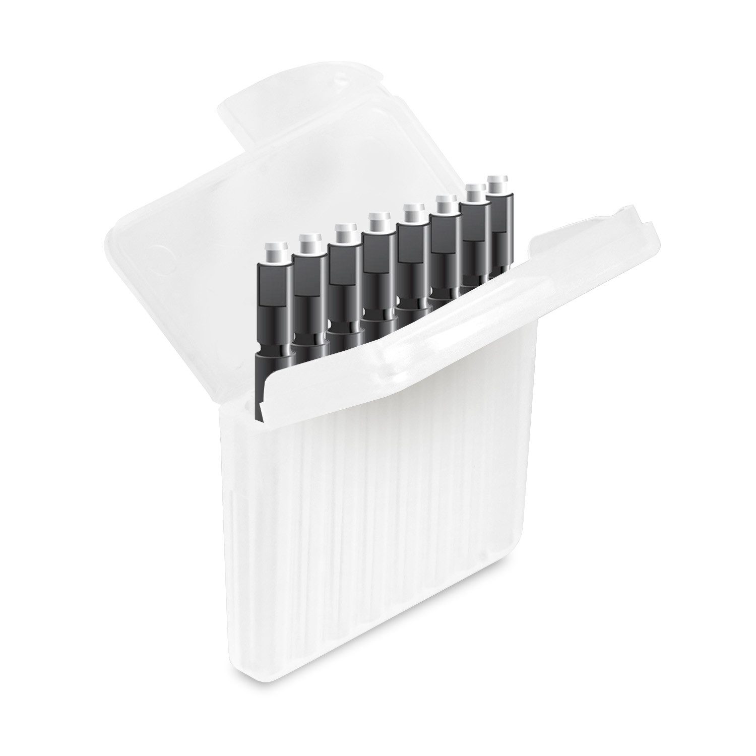 JB White Cerumenfilter Mini-R Cerumenfilter für Signia Silk Hörgeräte, Cerumen-Filter kompatibel mit Signia Silk Im-Ohr-Hörgeräten, Signia-Ex