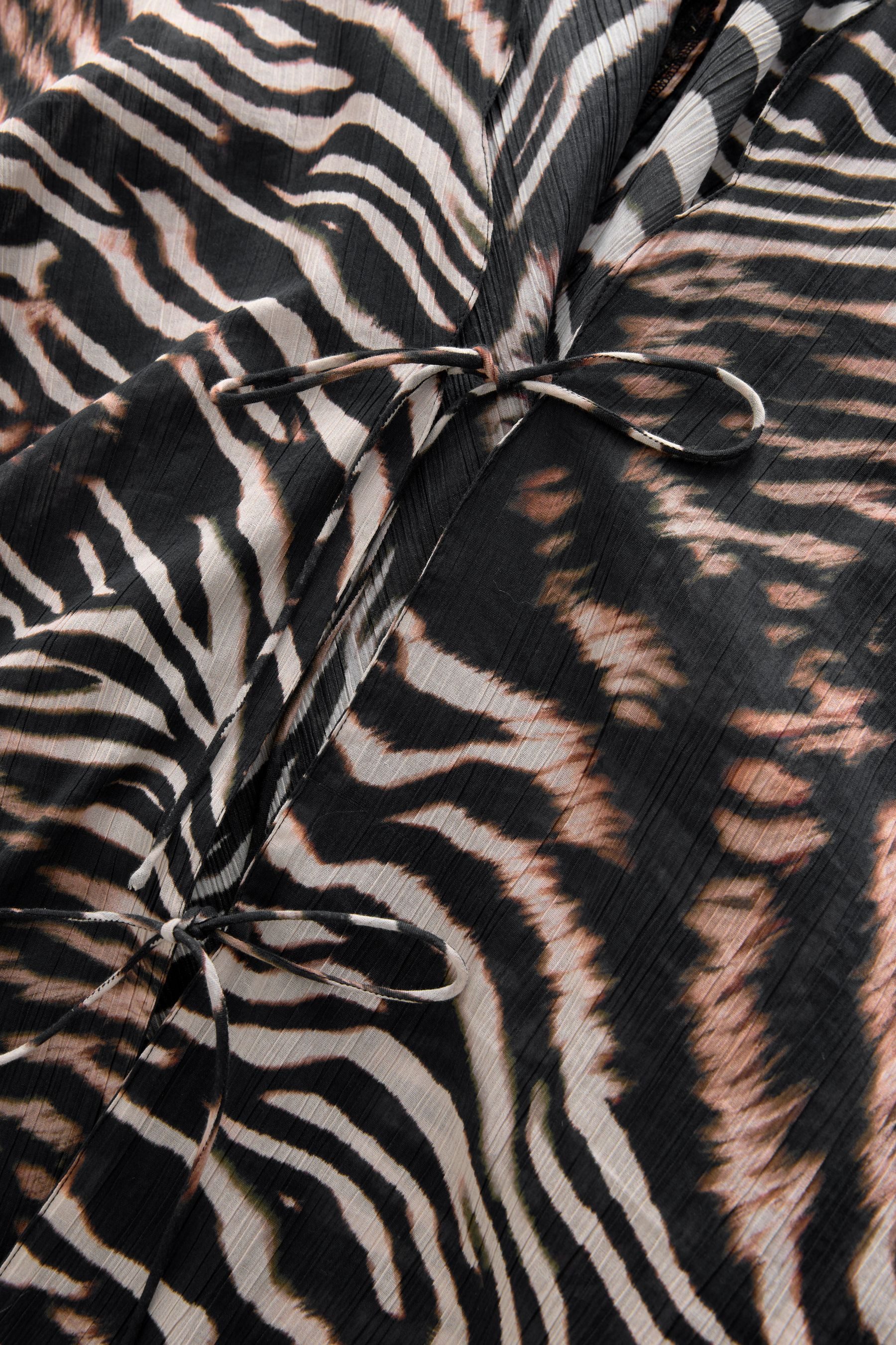 Next Strandkleid Strand-Cover-up aus 100 % Baumwolle mit Struktur (1-tlg)