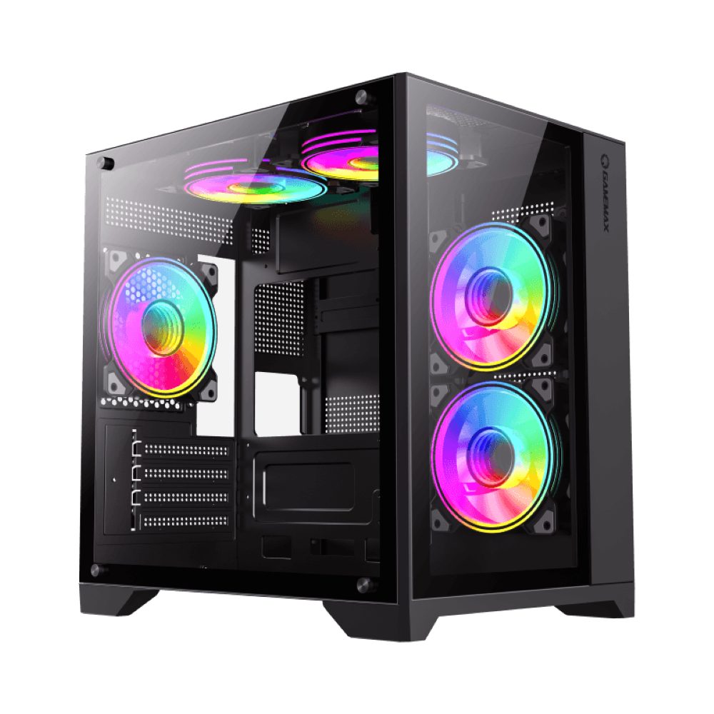 Gaming-Gehäuse Infinity Mini BK, Mini-Tower, USB/Audio, 1x USB3.0, 2x USB2.0