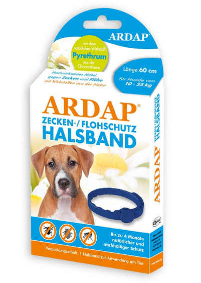 Ardap Flohhalsband Ardap Zecken- und Flohhalsband für mittlere Hunde bis 25kg