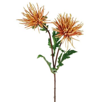Kunstblume Strahlen Chrysanthemen Kunstblumen 3 Fb Chrysantheme, matches21 HOME & HOBBY, Höhe 72 cm