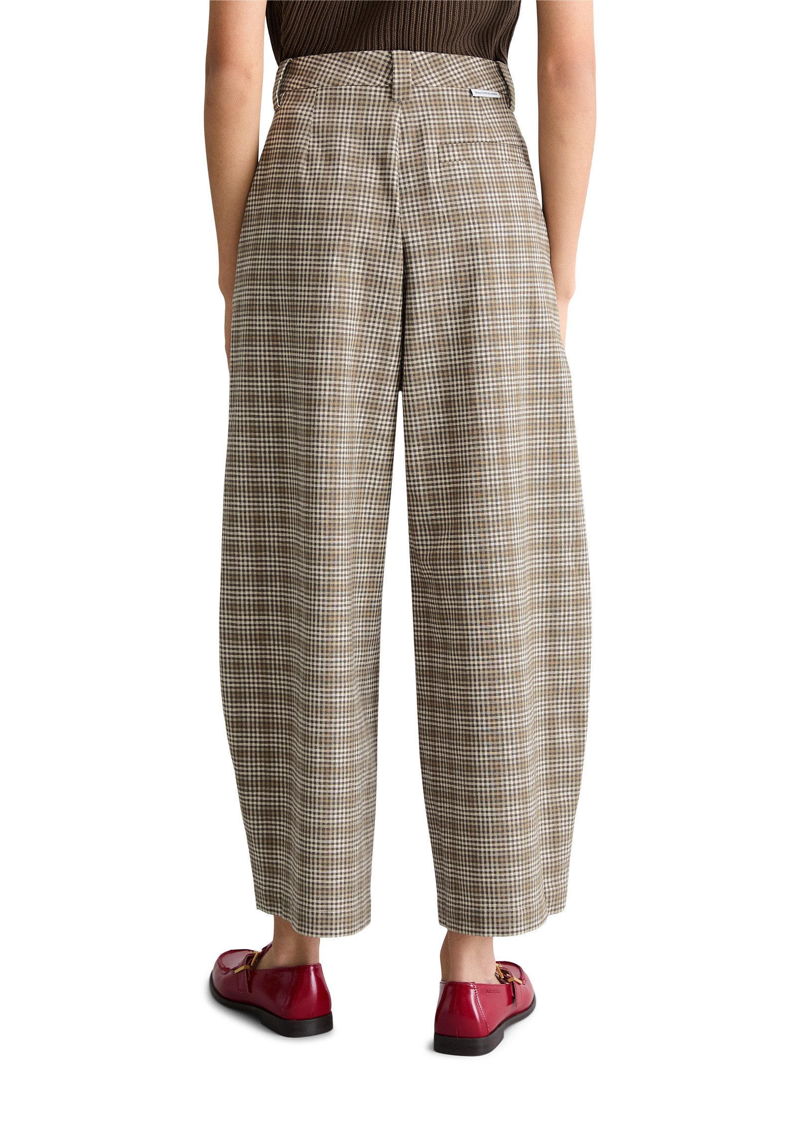 Marc O'Polo DENIM Chinohose aus Organic Cotton-Leinen-Mix