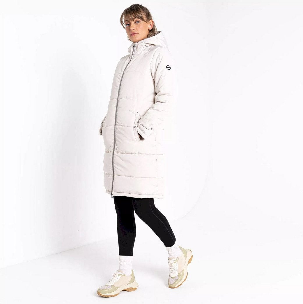 Dare2b Winterjacke Winter-Steppjacke Reputable II (wattierte Jacke, wasserdicht) weiss