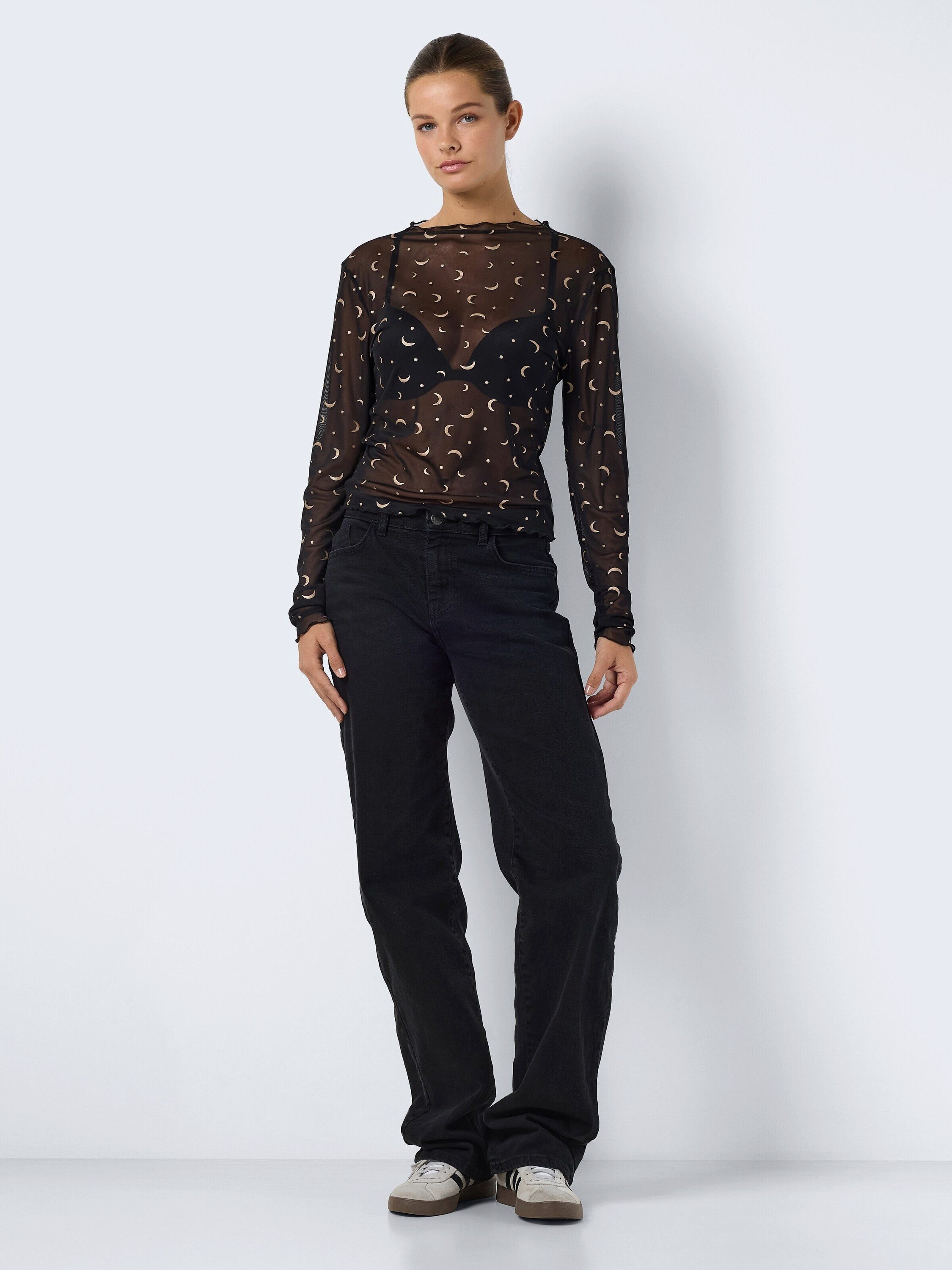 Noisy may Langarmshirt NMSTAR (1-tlg) Plain/ohne Details günstig online kaufen