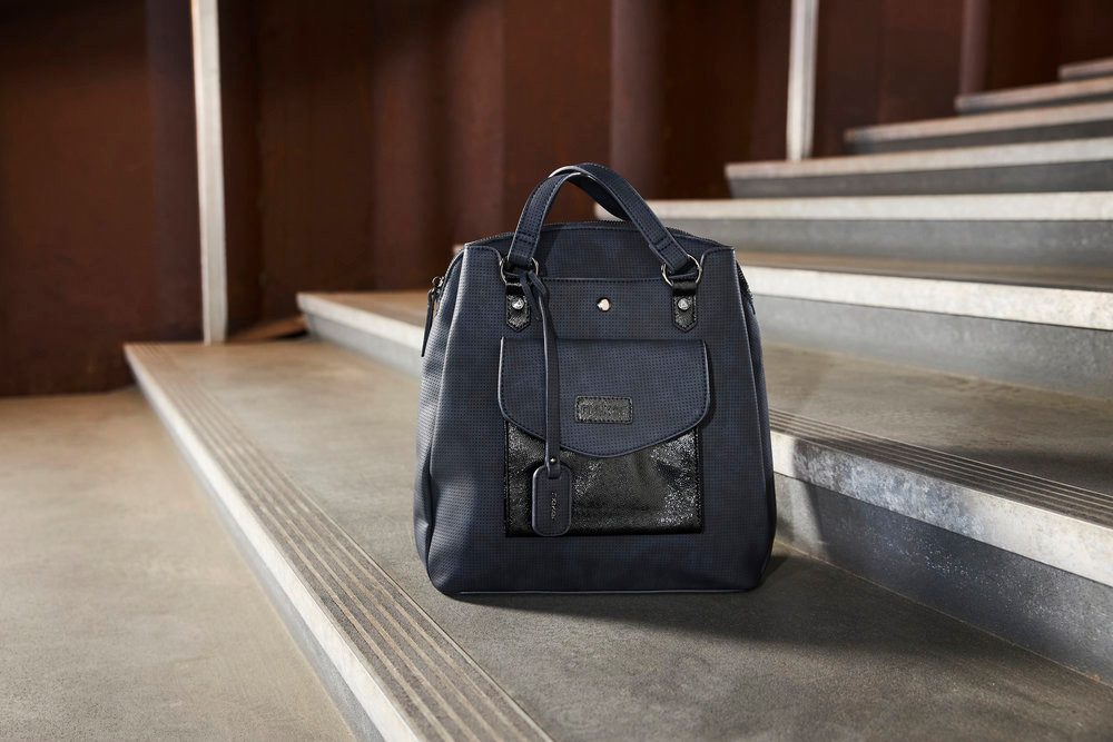 Rieker Henkeltasche, Damen-Tasche, Umhängetasche, auch als Rucksack tragbar