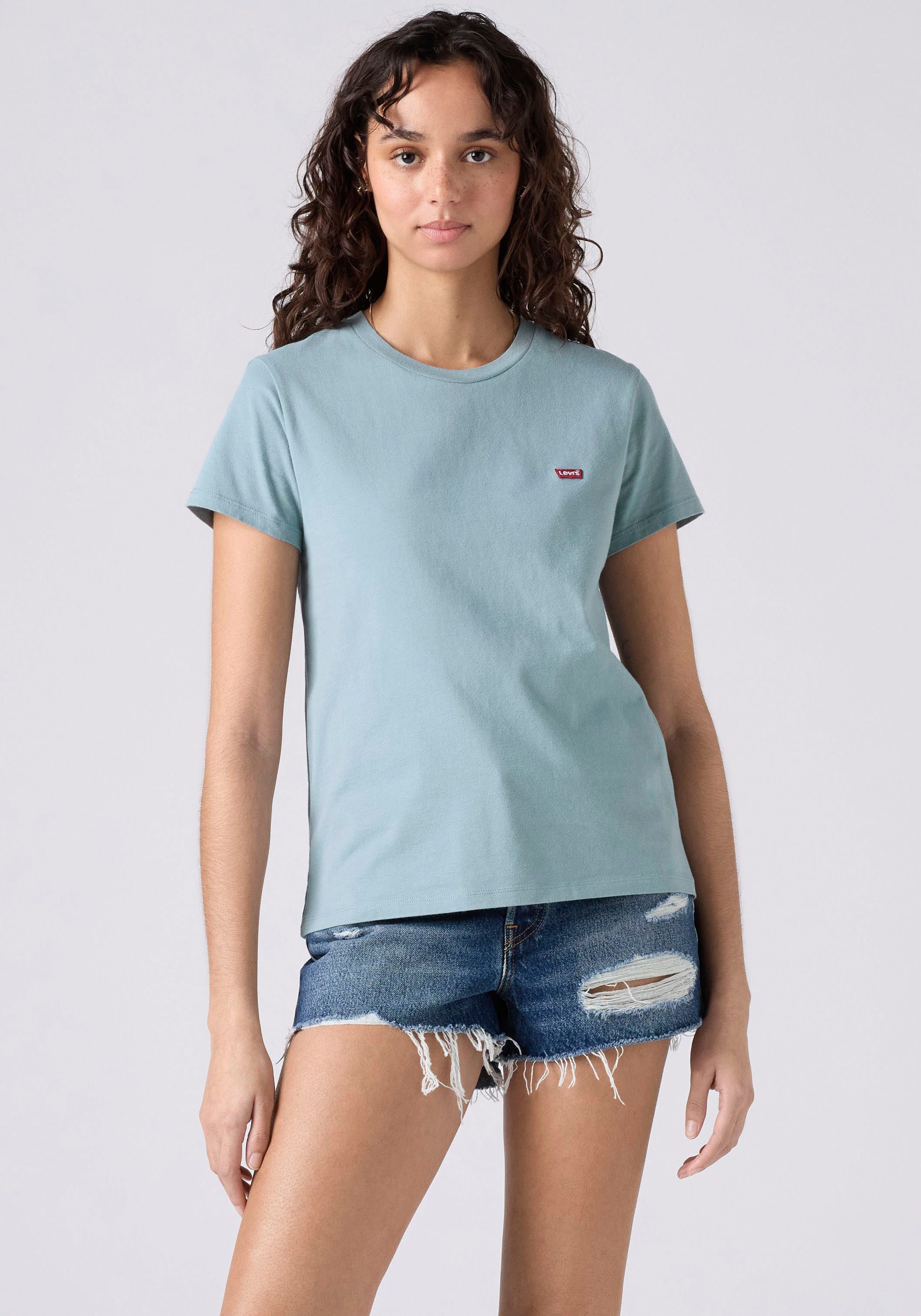 Levi's® T-Shirt TEE Minilogo mit kleiner Logostickerei