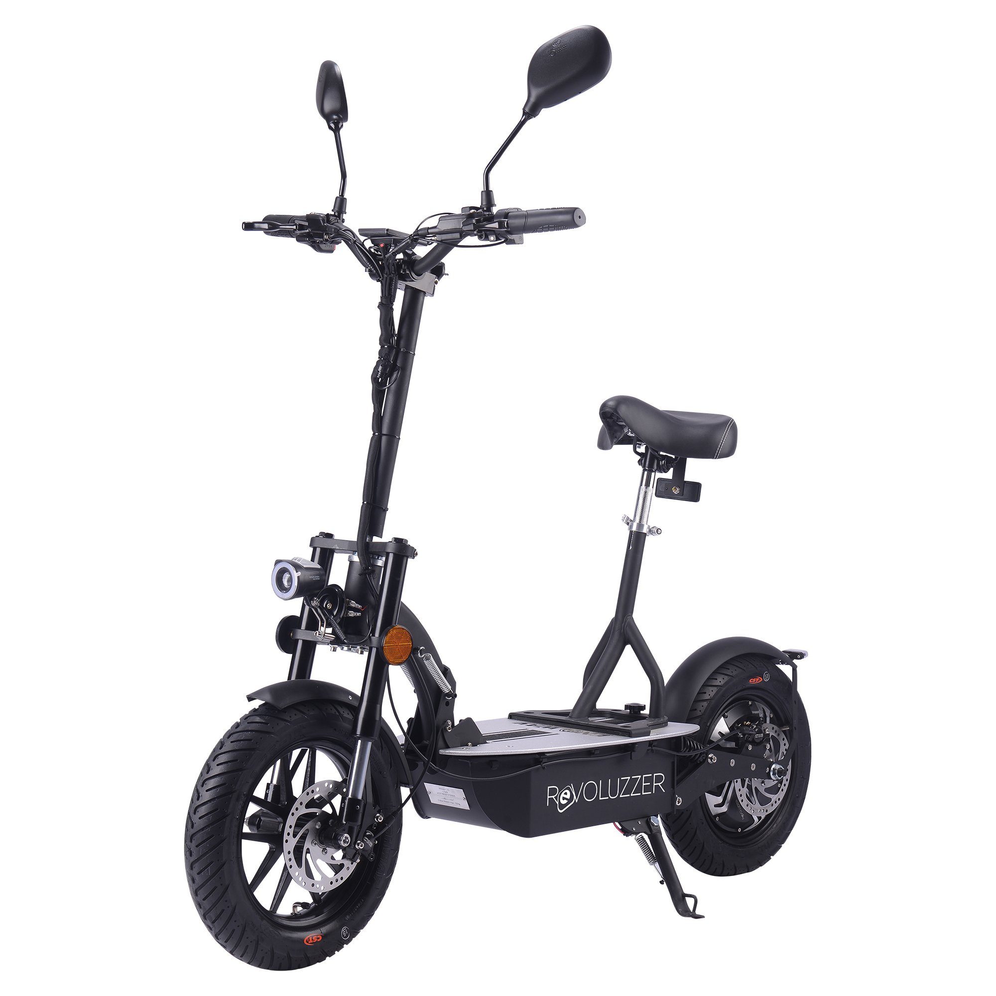 ENEWAY E-Scooter DER REVOLUZZER 45 Revoluzzer laut 18AH (Set, BleiGel, plus plus 3.5 45km/h 45,00 3.5 1200W - zugelassen 48V 18AH EScooter StVZO - km/h, BleiGel), 1200W 45km/h