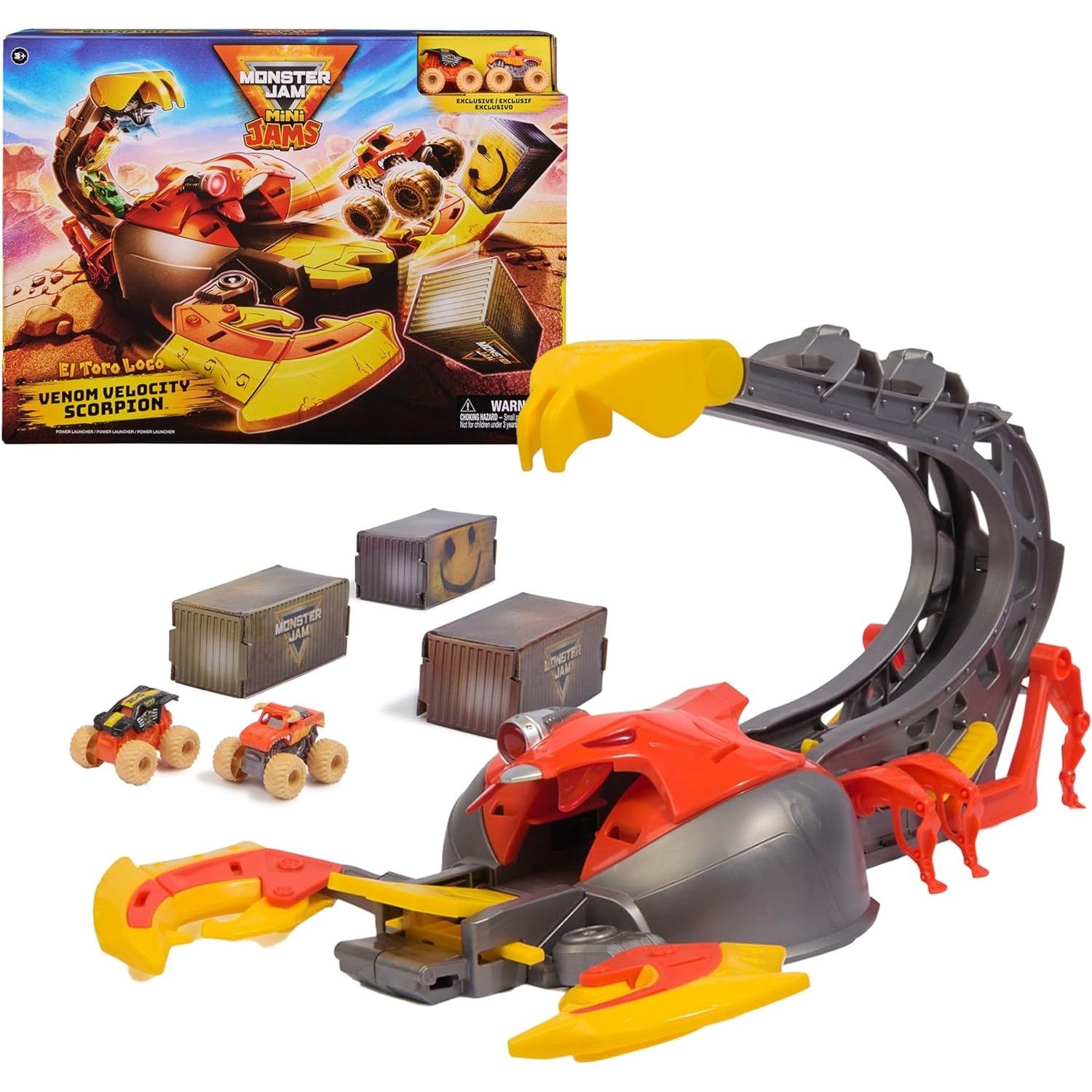 Spin Master Spielzeug-Monstertruck 6069752 Monster Jam - Venom Velocity Playset