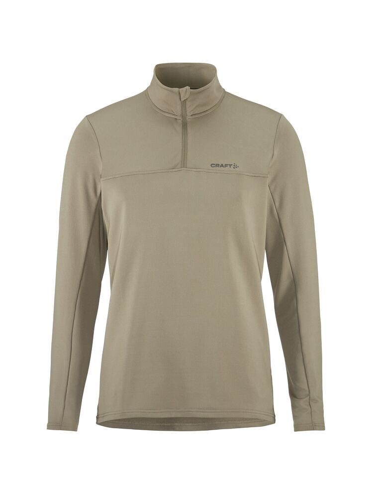 Craft Langarmshirt CORE Gain (Midlayer, Half-Zip) beige Herren