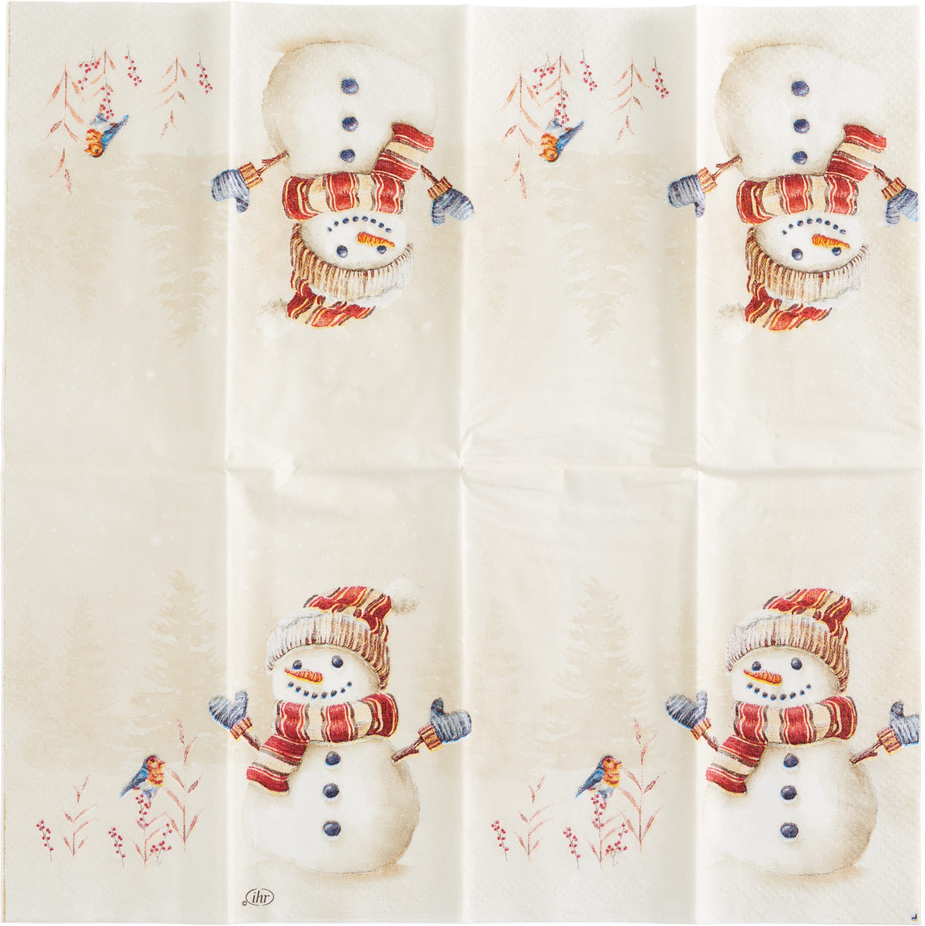 IHR Papiertaschentücher Papiertaschentücher Oscar the Snowman, 10 Stück