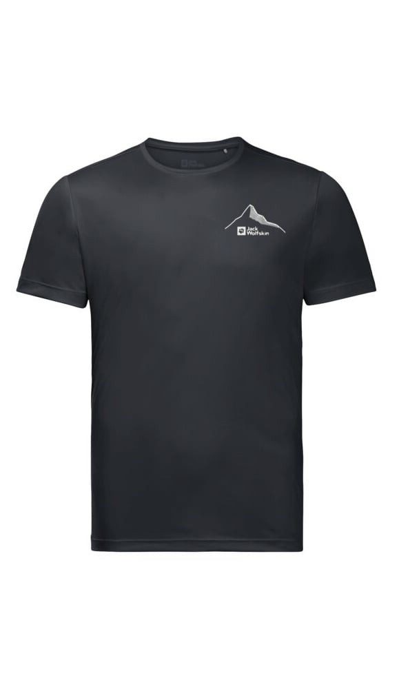 T-Shirt Peak Graphic (atmungsaktiv, geruchshemmend) phantomgrau Herren