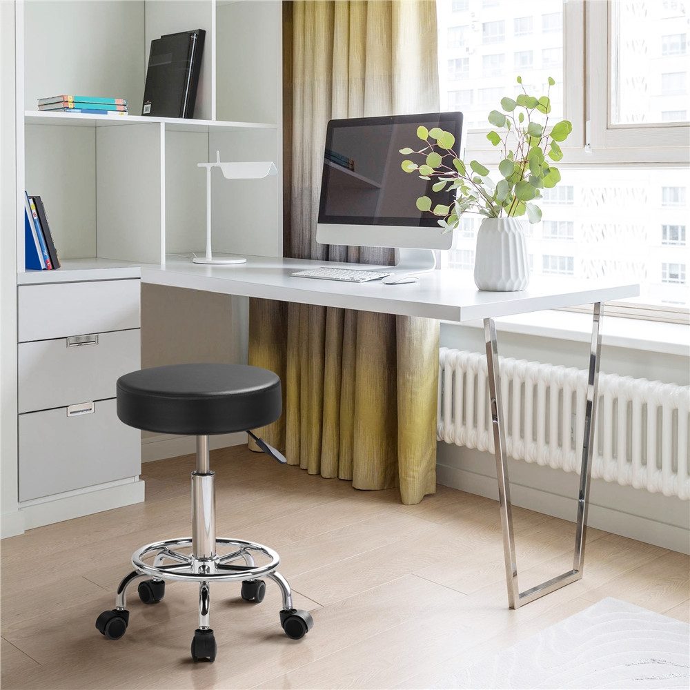 Yaheetech Drehhocker Barhocker Höhenverstellbarer Barstuhl mit Rollen, 50,5 günstig online kaufen