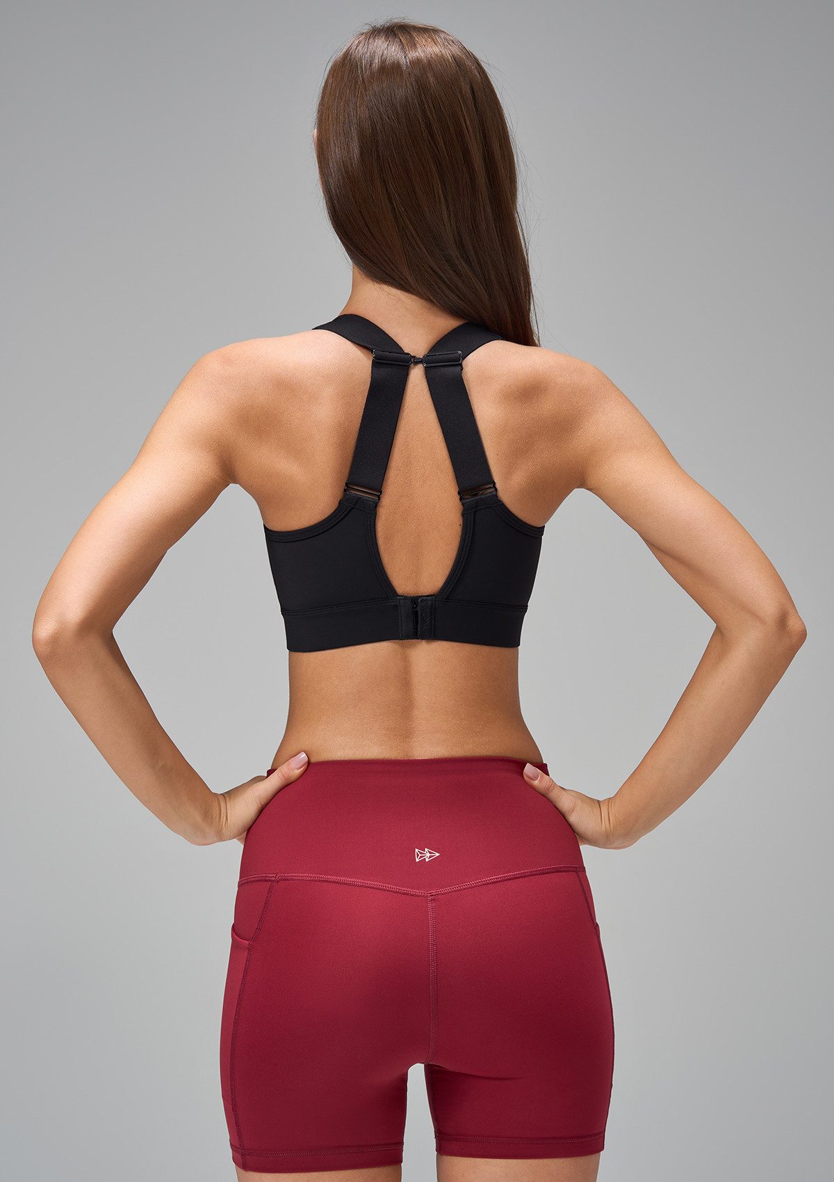 Yvette Sport-BH U oder X-Rücken Verstellbar Träger Starker Halt Fitness, E101158A19 – Bild 4 von 5