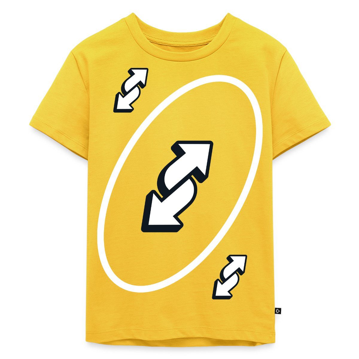 T-Shirt UNO Karten Kostüm Richtungswechsel-Karte Karneval Kinder Premium T-Shi