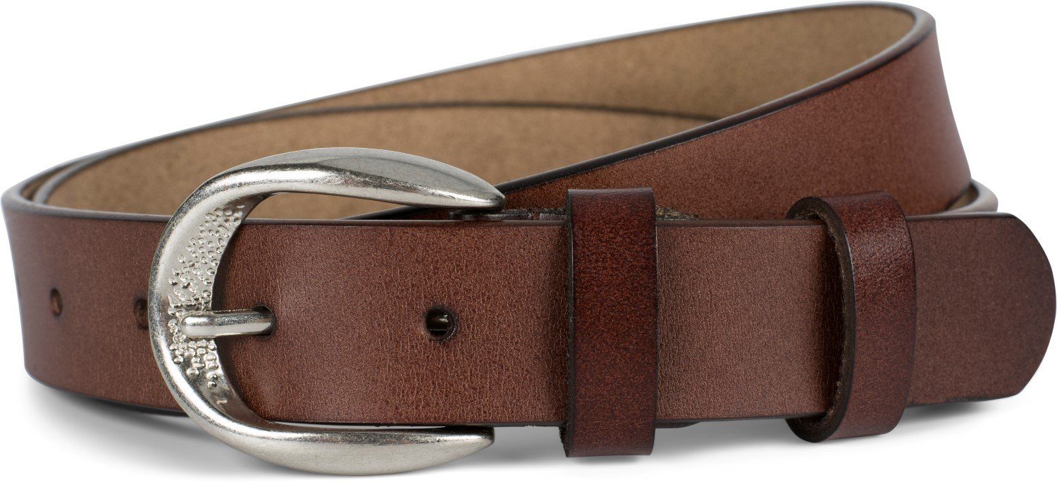 styleBREAKER Ledergürtel Schmaler Unisex Echtleder Gürtel günstig online kaufen
