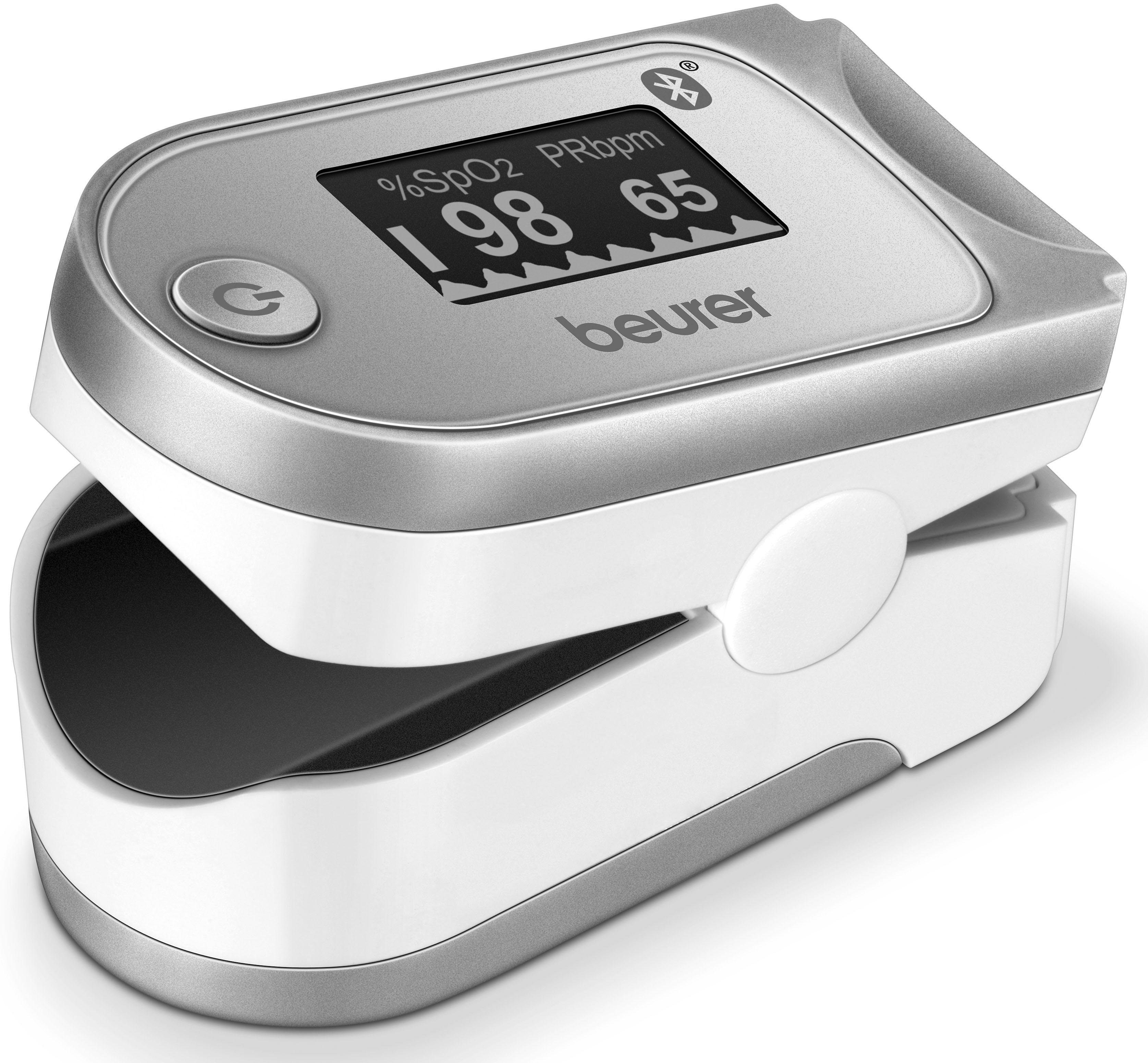 BEURER Pulsoximeter PO 60, innovative Vernetzung zwischen Smartphone und Pulsoximeter
