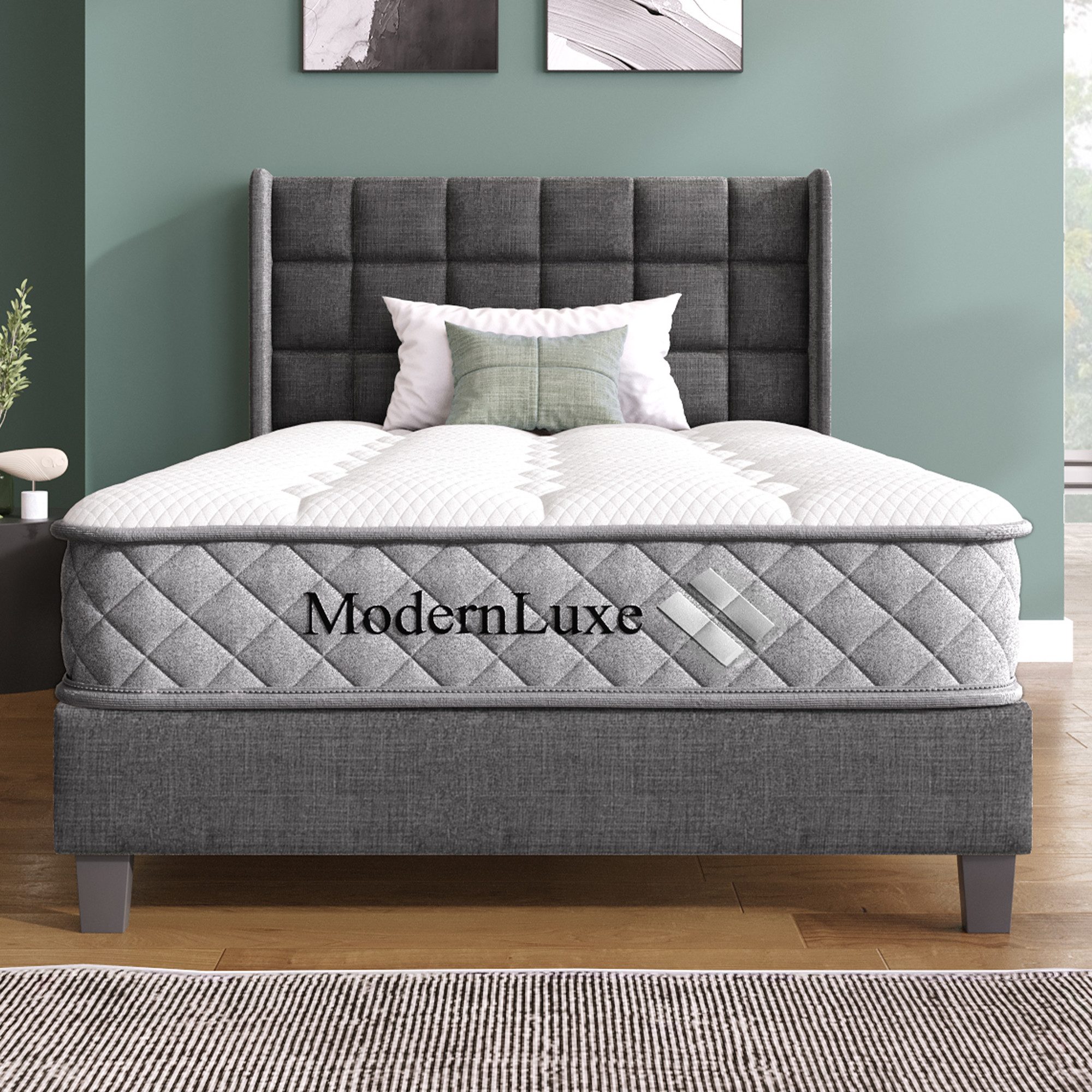 Kaltschaummatratze, Flieks, 20 cm hoch, Orthopädische Matratze H3 90x200x20cm mit 7-Zonen-Taschenfederkern