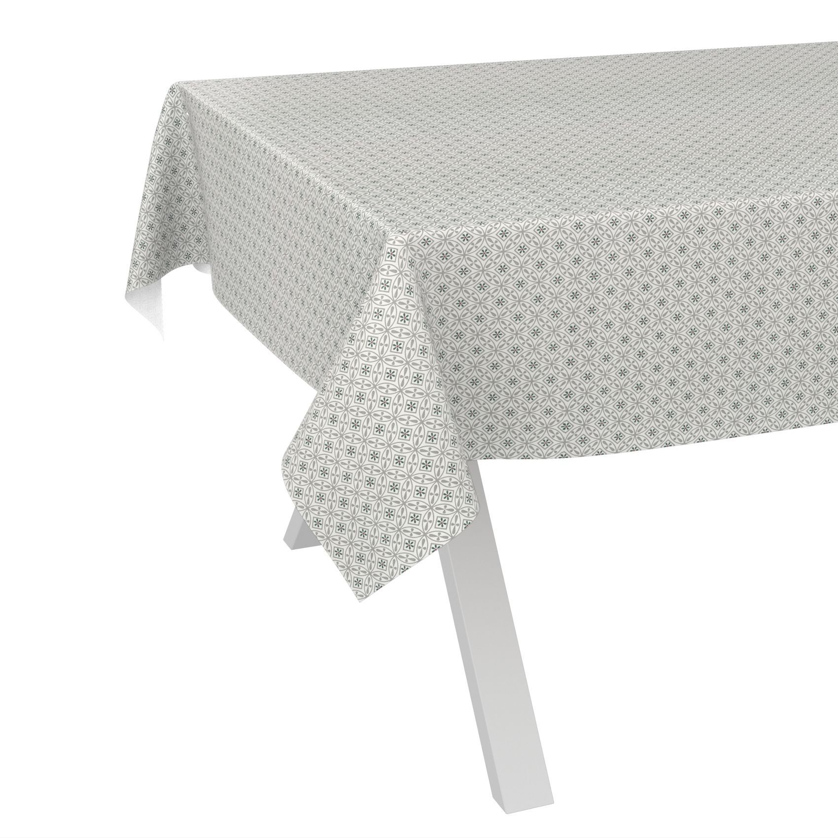 ANRO Tischdecke Wachstuch abwaschbar Italien Tischwäsche (Einzelstück 1-tlg), wasserabweisend pflegeleicht Gepunktet Grau 100x140cm