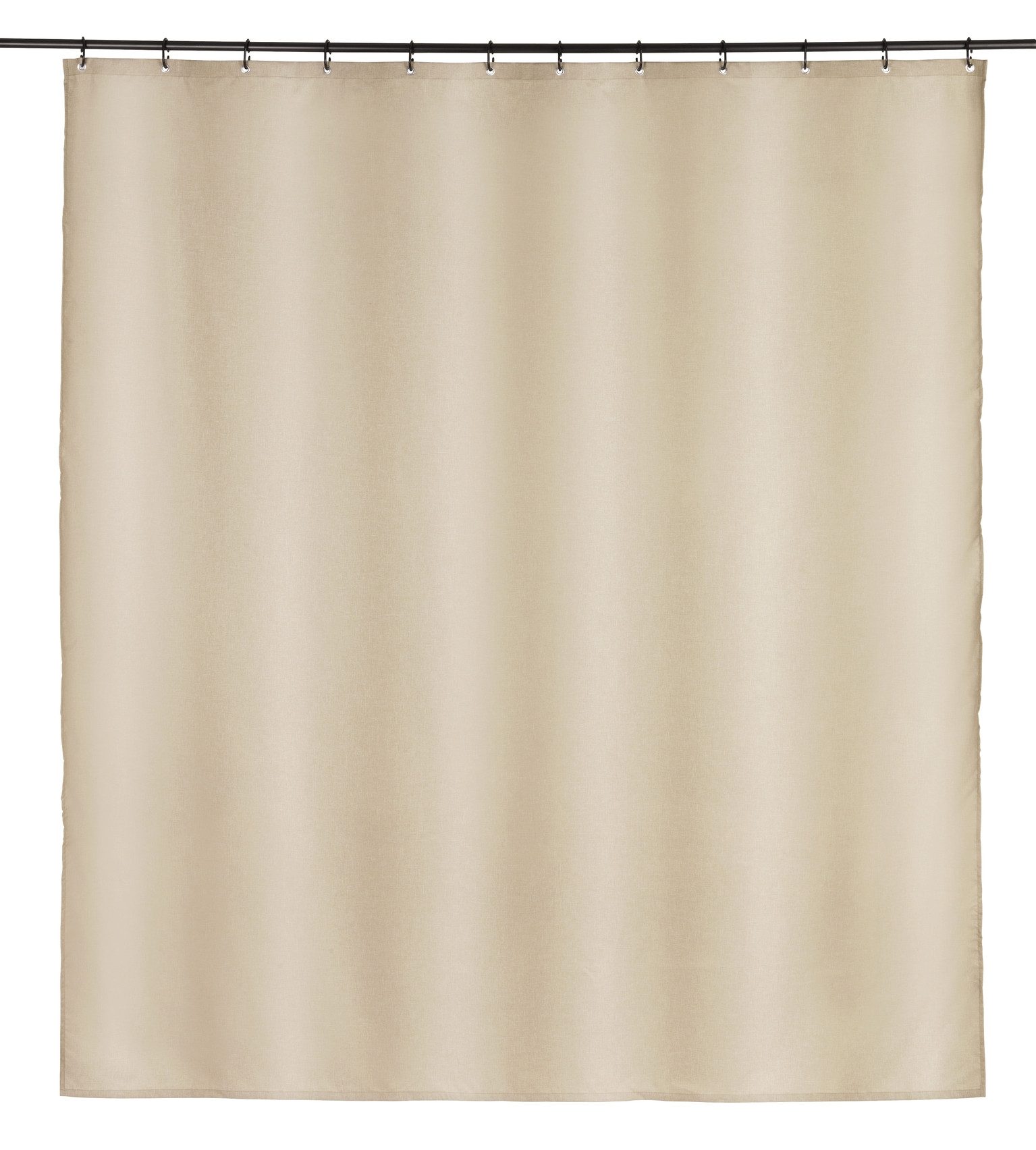 SCHÖNER WOHNEN-Kollektion Duschvorhang »Mayour« Breite 180 cm (Set, 17-tlg), aus Polyester, wasserabweisend, mit 16 Duschvorhangringen – Bild 2 von 4