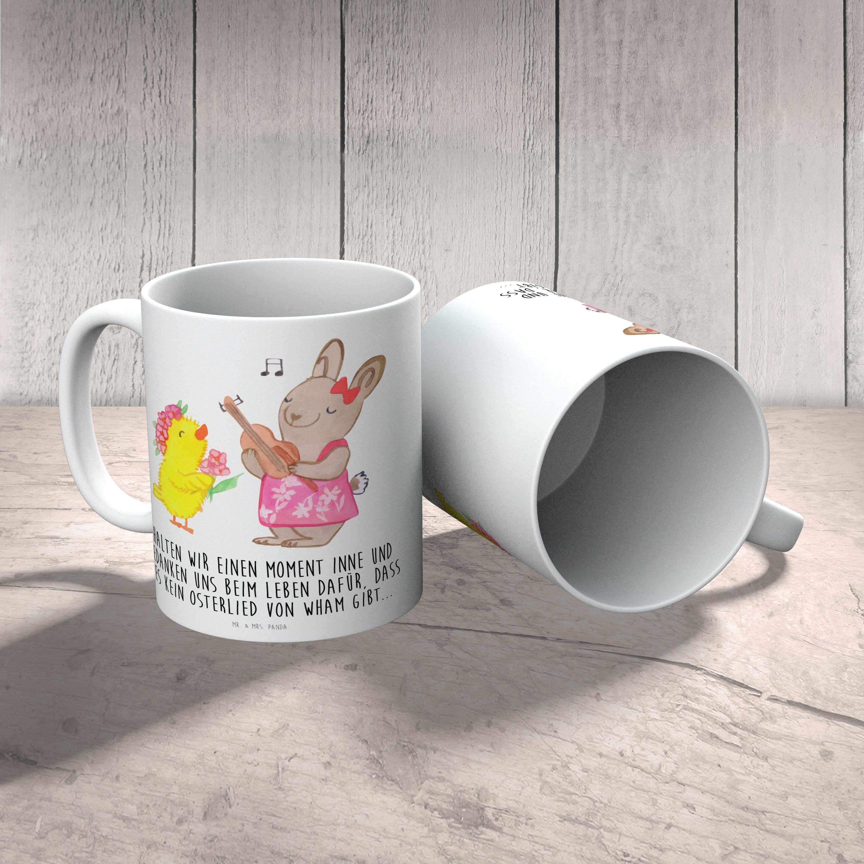 & Ostergeschenke, Mrs. Büro Weiß Mr. Panda Keramik Frühlingsgefühle Tasse, Tasse - - Ostern Geschenk,