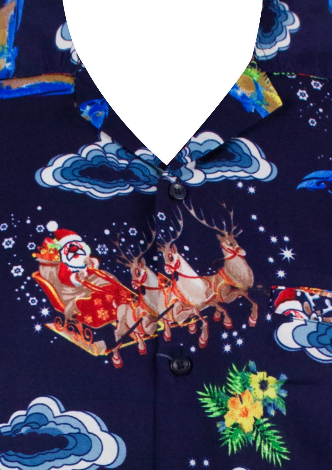 King Kameha Hawaiihemd Christmas Island Kurzarm günstig online kaufen