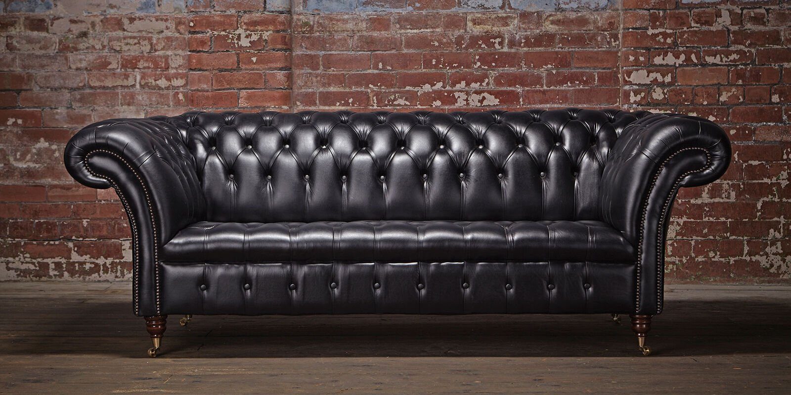 Klassisch in Made 3-Sitzer Garnitur Designer Couch Europe JVmoebel Polster 16101308, Sofa Chesterfield