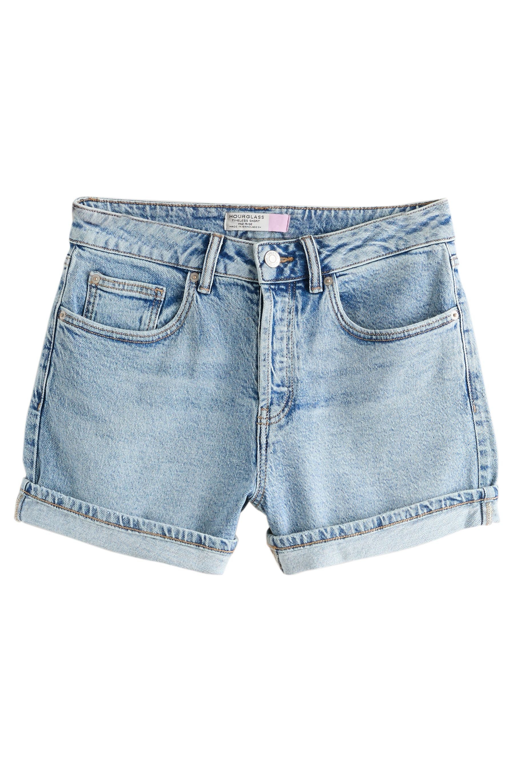 Next Jeansshorts Zeitlose Sanduhr Denim-Shorts (1-tlg)