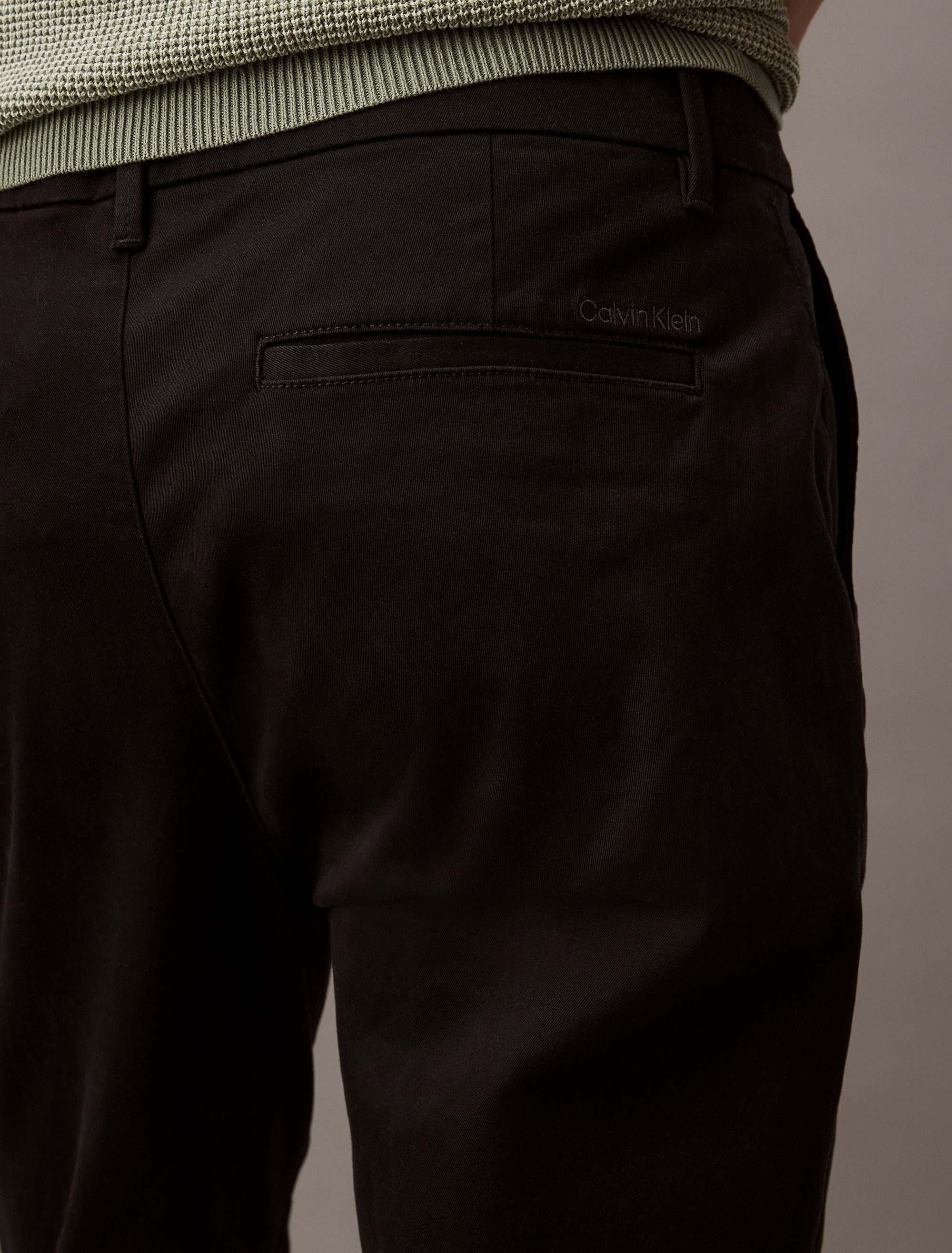 Calvin Klein Stoffhose SLM CTTN STRTCH günstig online kaufen