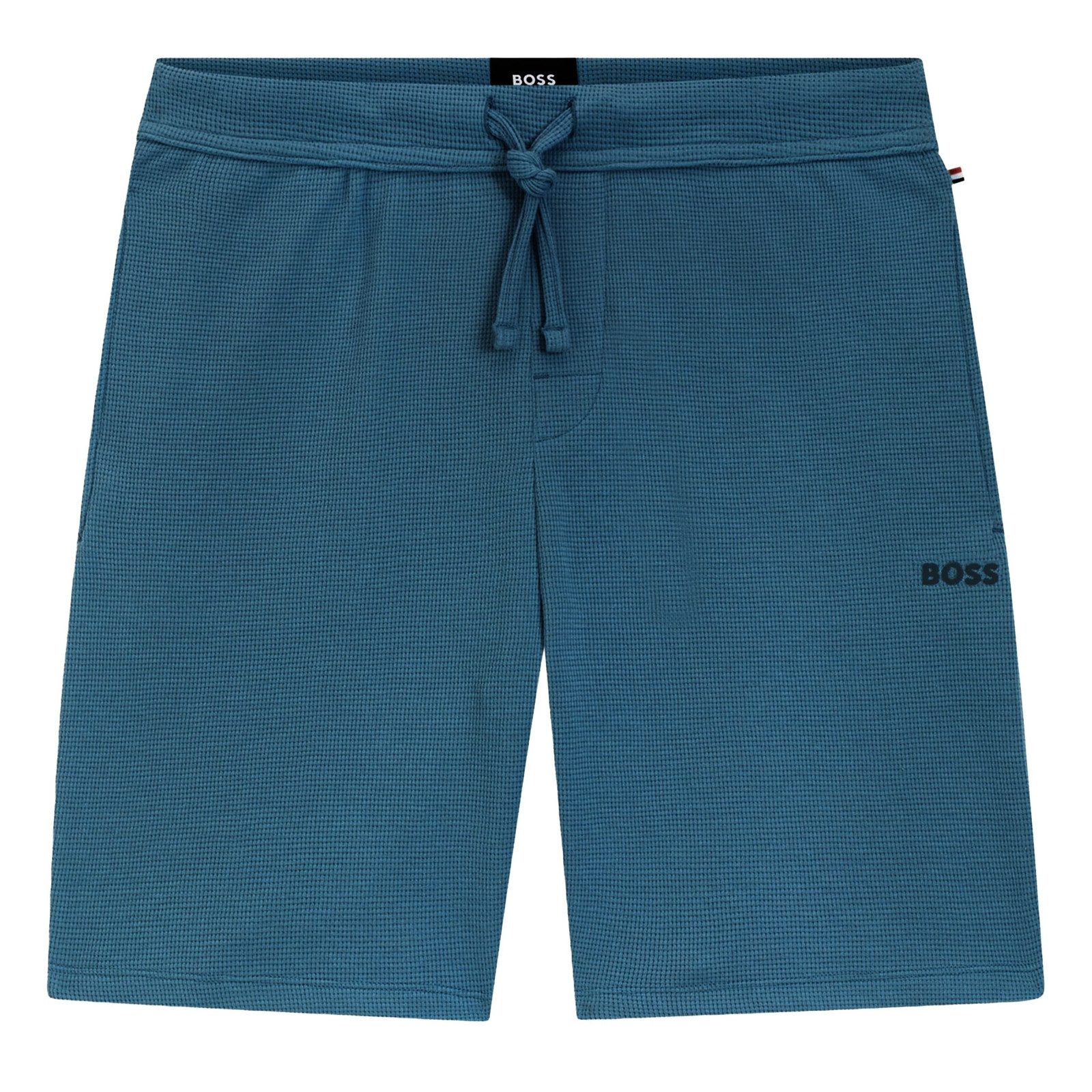 BOSS Shorts Waffle Shorts mit eingesticktem Markenlogo günstig online kaufen