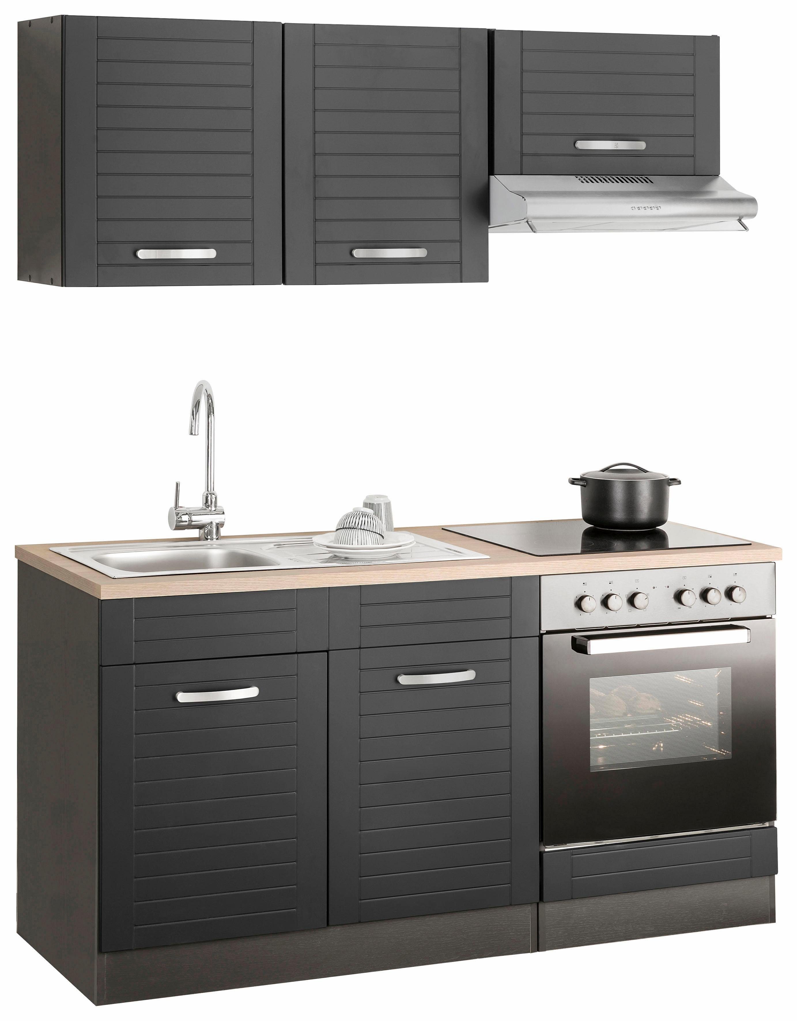 HELD MÖBEL Küchenzeile »Falun« ohne E-Geräte, Breite 160 cm - HELD MÖBEL