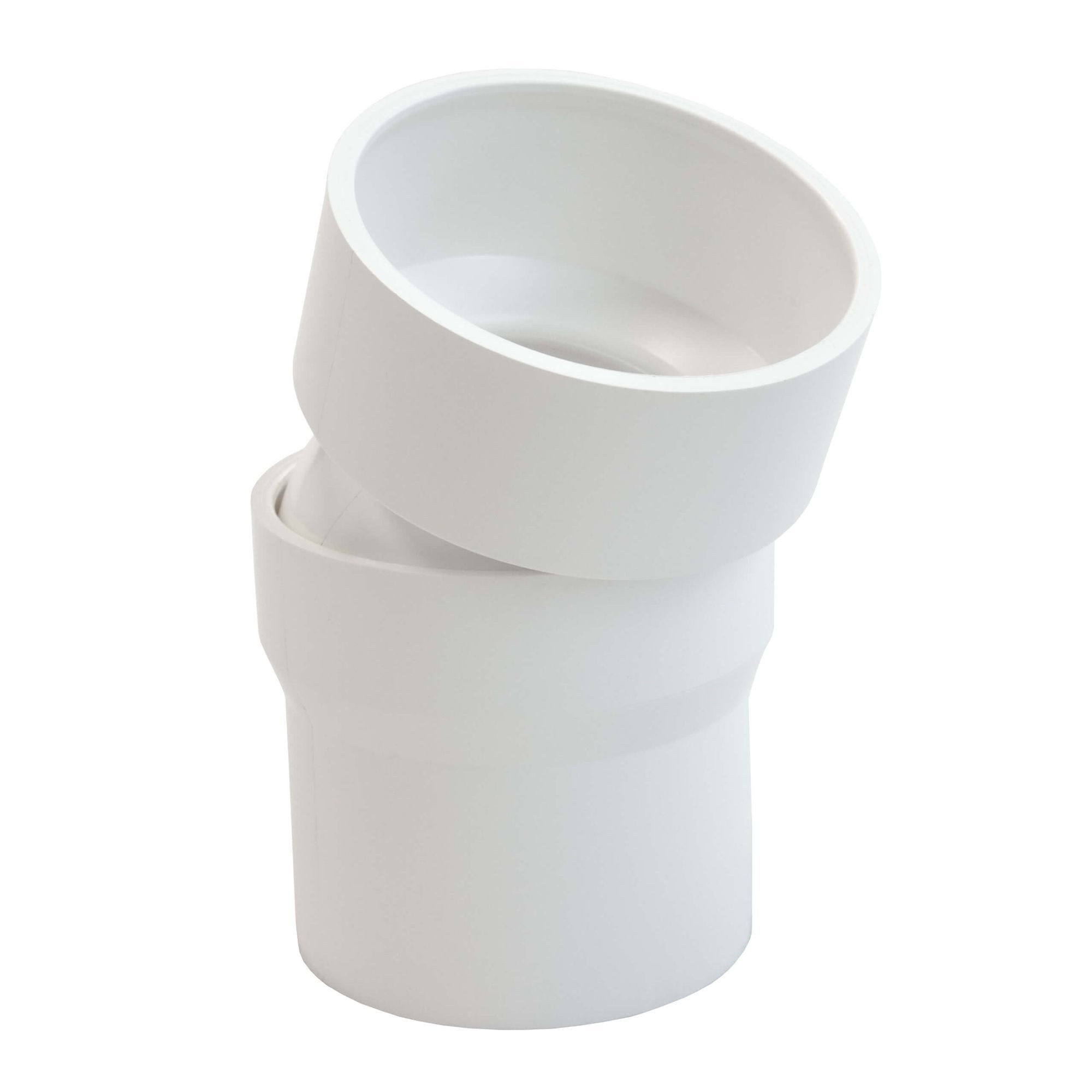 INEFA Regenfallrohr Flexibler Rohrbogen, (DN 50 0-22°. 1 Bogenstück), Kunststoff, Winkel- Set, Fallrohr, Dachrinne- Zubehör Gartenhaus