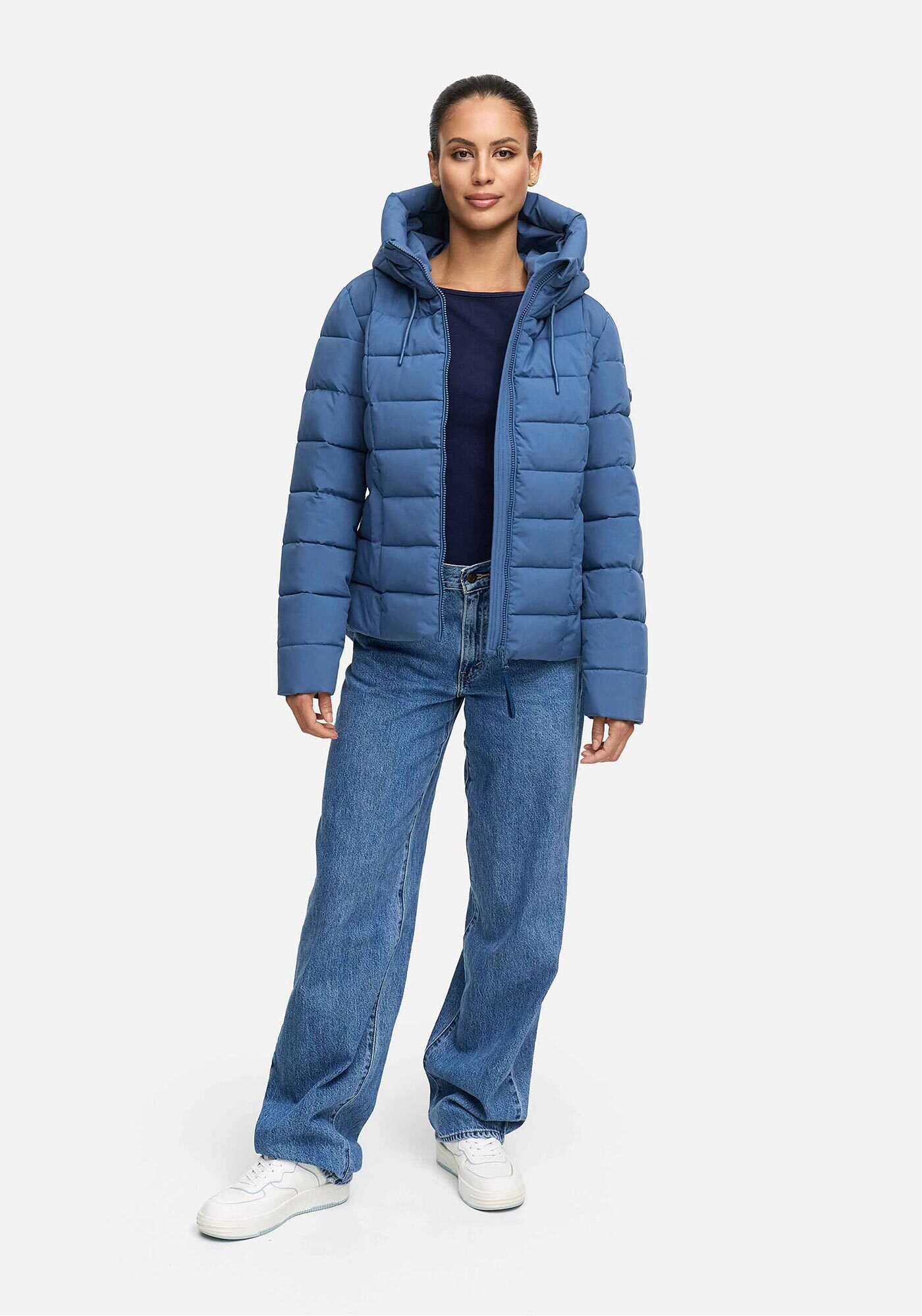 Marikoo Winterjacke Tayenaa mit schmaler Steppung und extra hohem Kragen – Bild 2 von 5