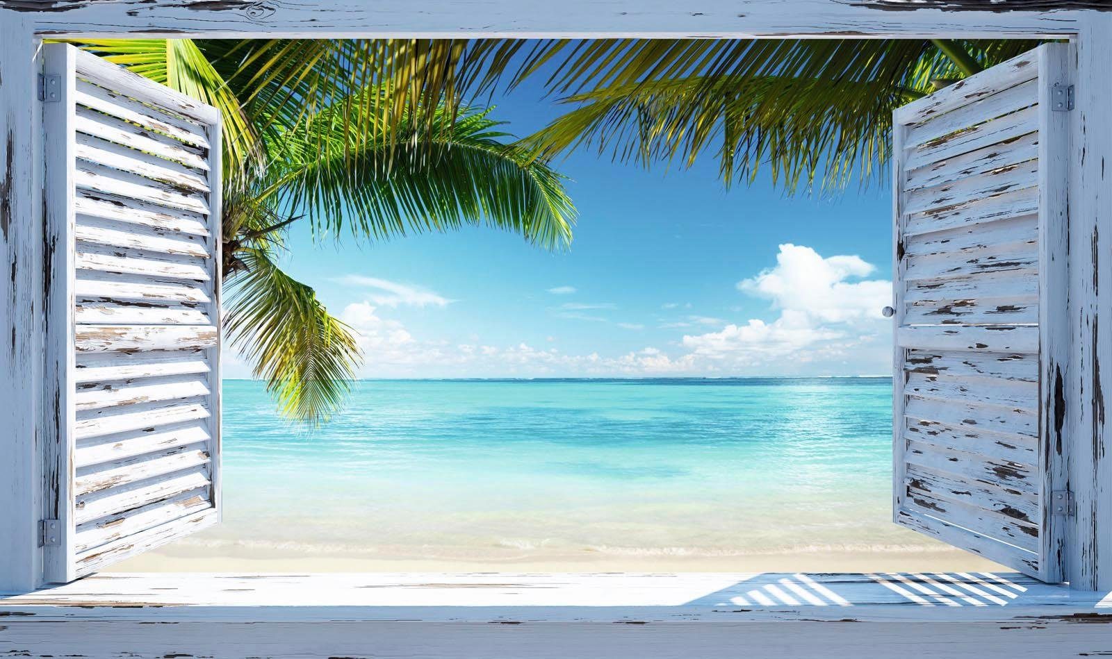Reinders! Wandbild Strandfenster günstig online kaufen