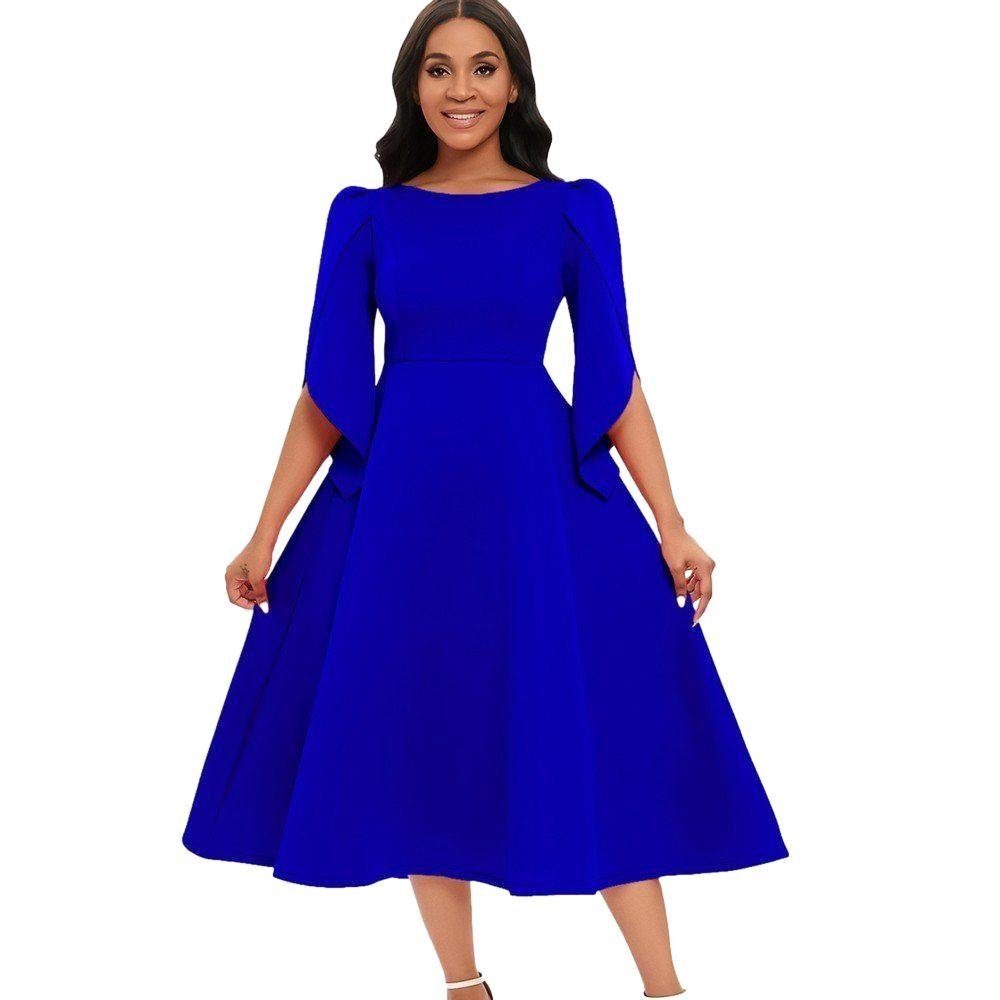 LIIKIL Abendkleider Frauen Abendkleid Blau Kleider Bankettkleider