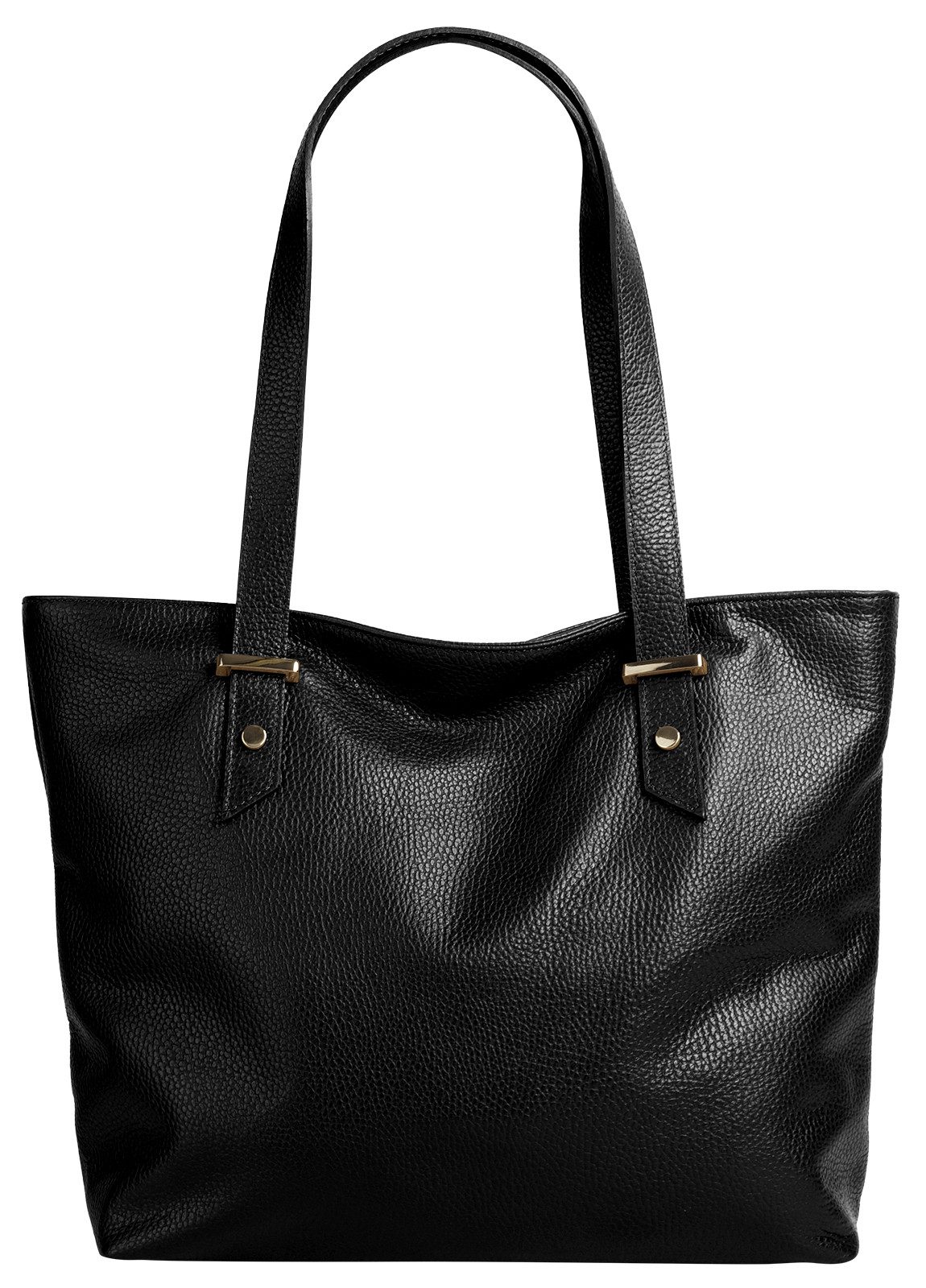 Cluty Shopper CLUTY Damen SOLERINO echt Leder, Made in Italy, echt Leder, Made in Italy