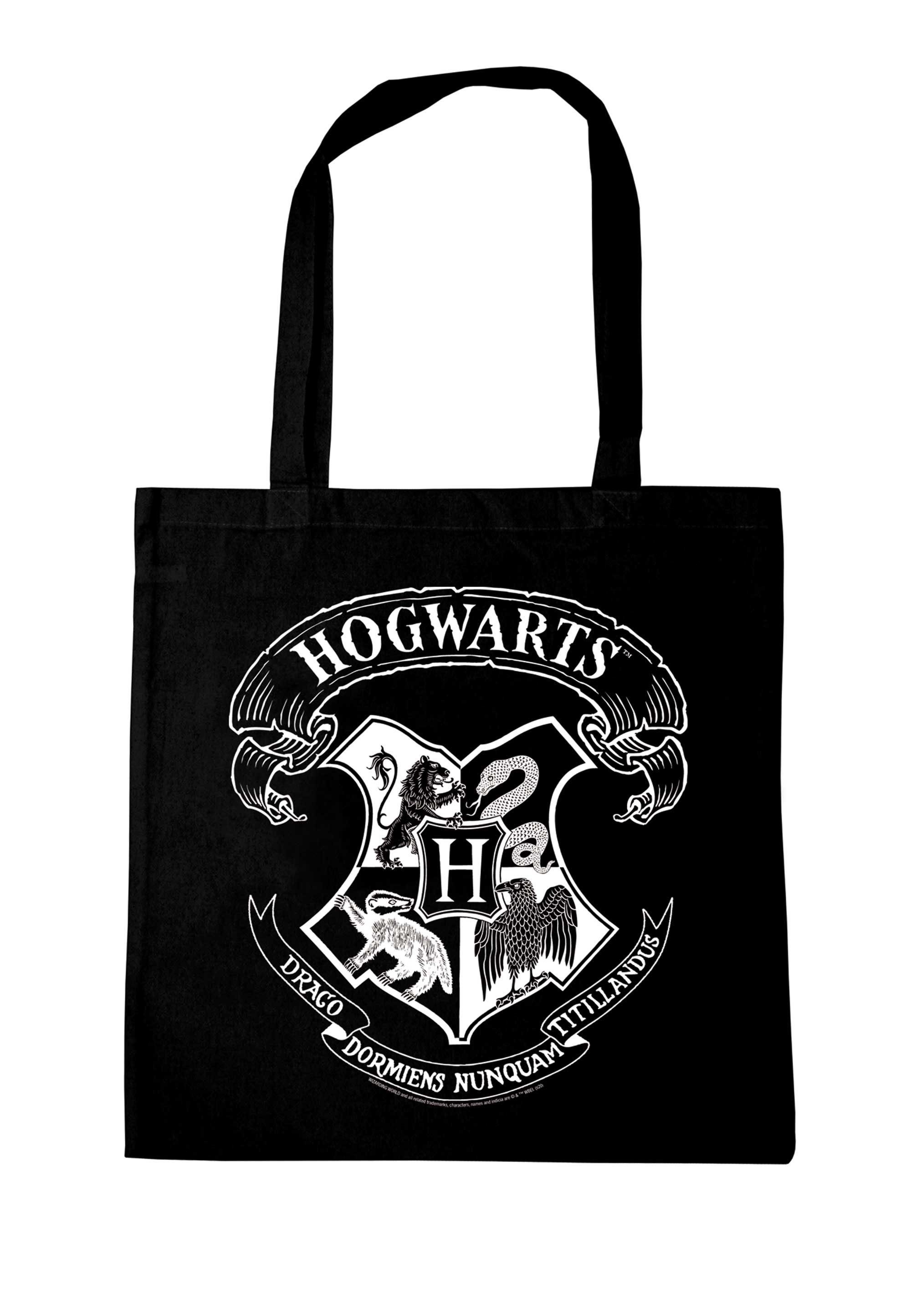 LOGOSHIRT Henkeltasche, Hogwarts-Logo schickem mit