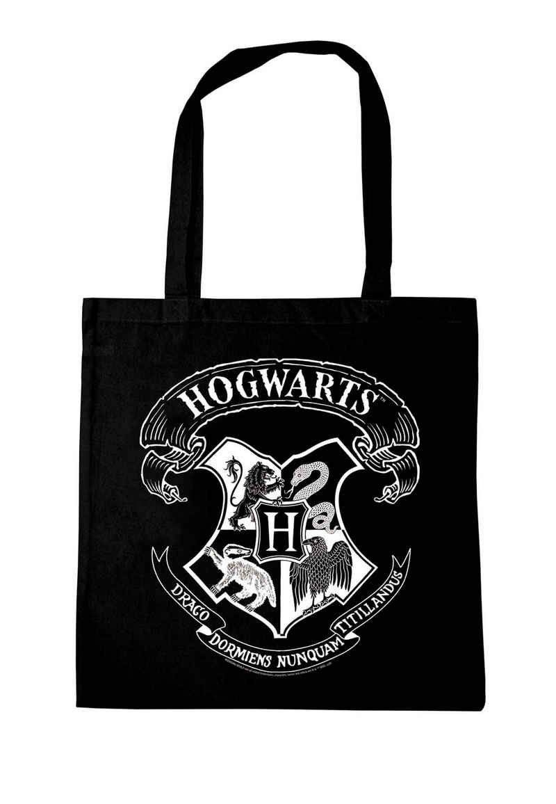 LOGOSHIRT Henkeltasche, mit schickem Hogwarts-Logo