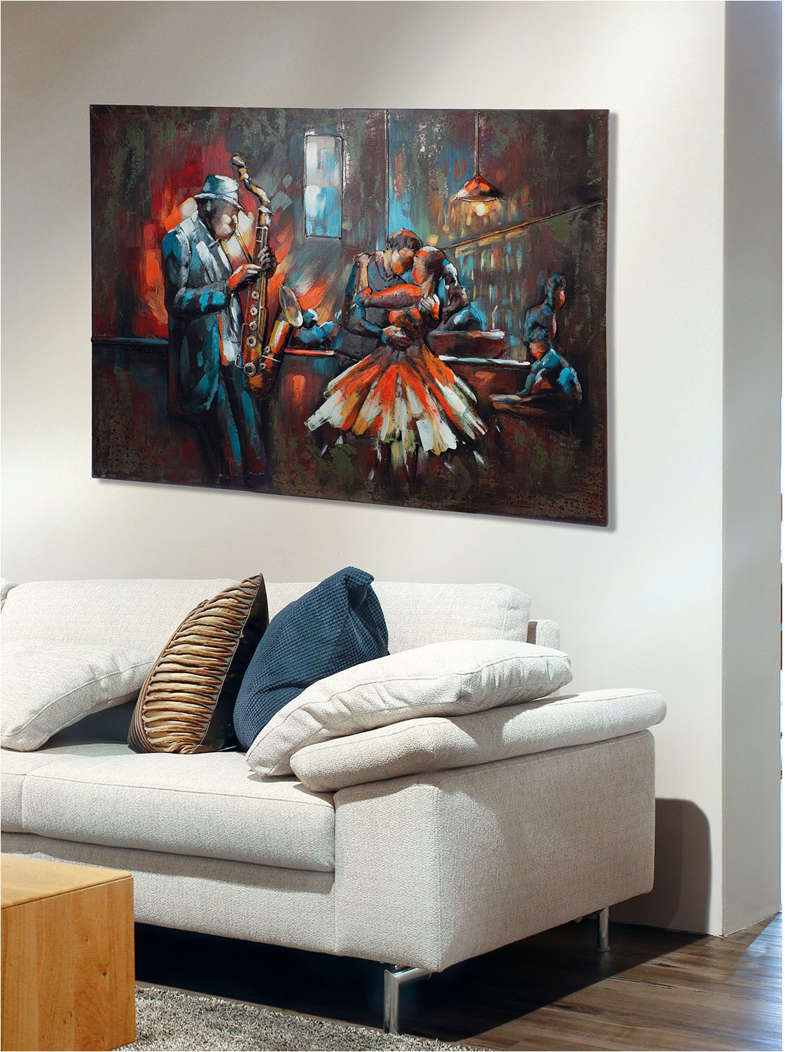 GILDE Metallbild Bild rechteckig Bartime, Menschen (1 St)