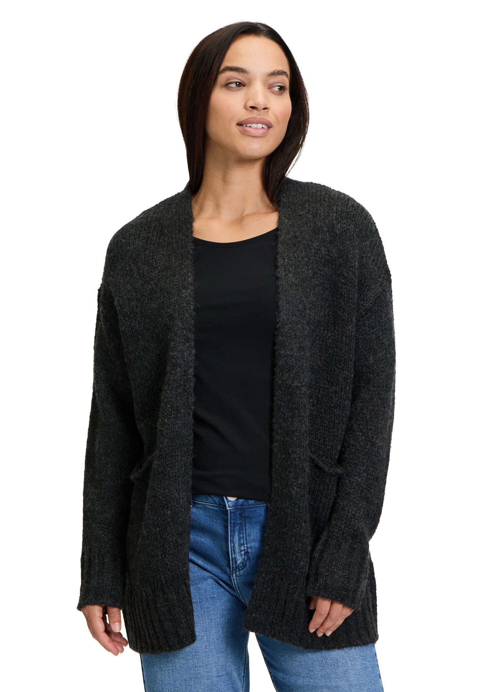 Cartoon Strickjacke Cartoon Basic-Strickjacke mit Taschen günstig online kaufen