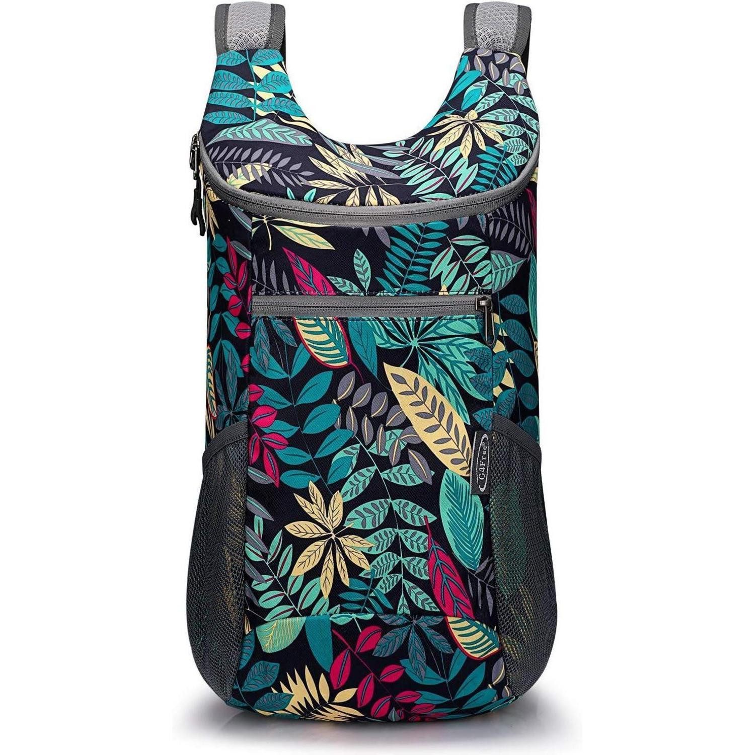 LuxusKollektion Tagesrucksack Rucksack ultraleicht 11 l faltbar Reisen Wandern Ahornblattblau