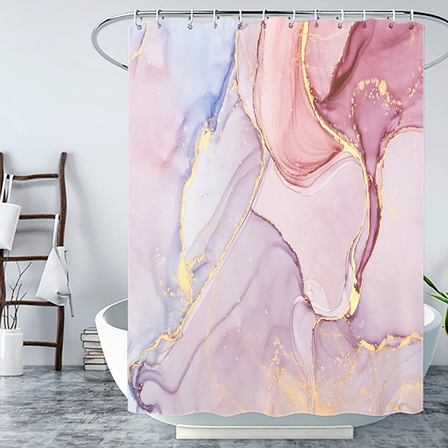 BYSURE Duschvorhang Breite 180 cm, Digitaldruck günstig online kaufen