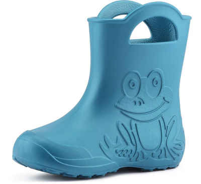 Ladeheid EVA Regenstiefel für Mädchen und Jungen LA-CA-01 Gummistiefel Kinder, federleicht