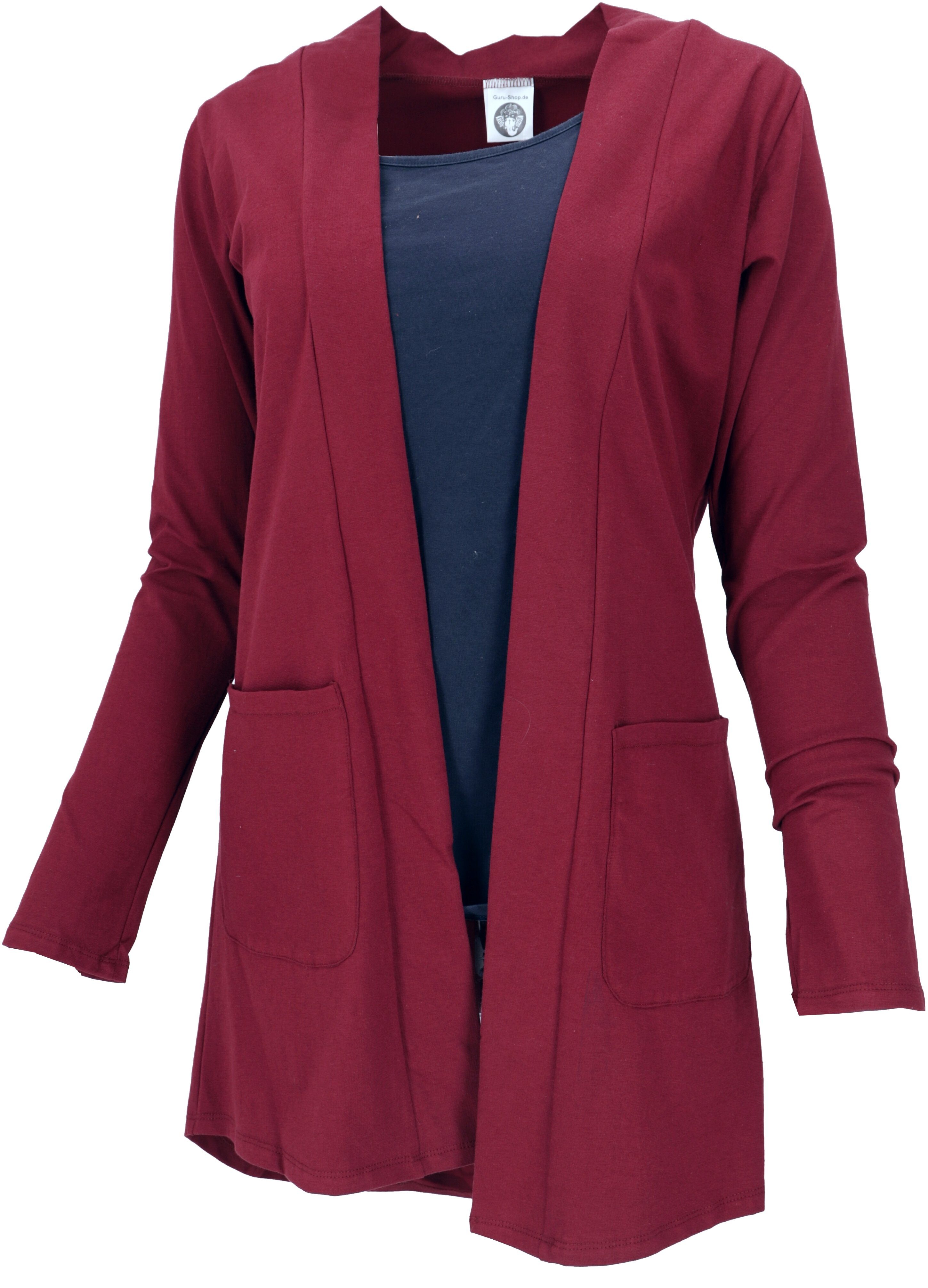 Guru-Shop Langjacke Offener Cardigan, lange Jacke günstig online kaufen