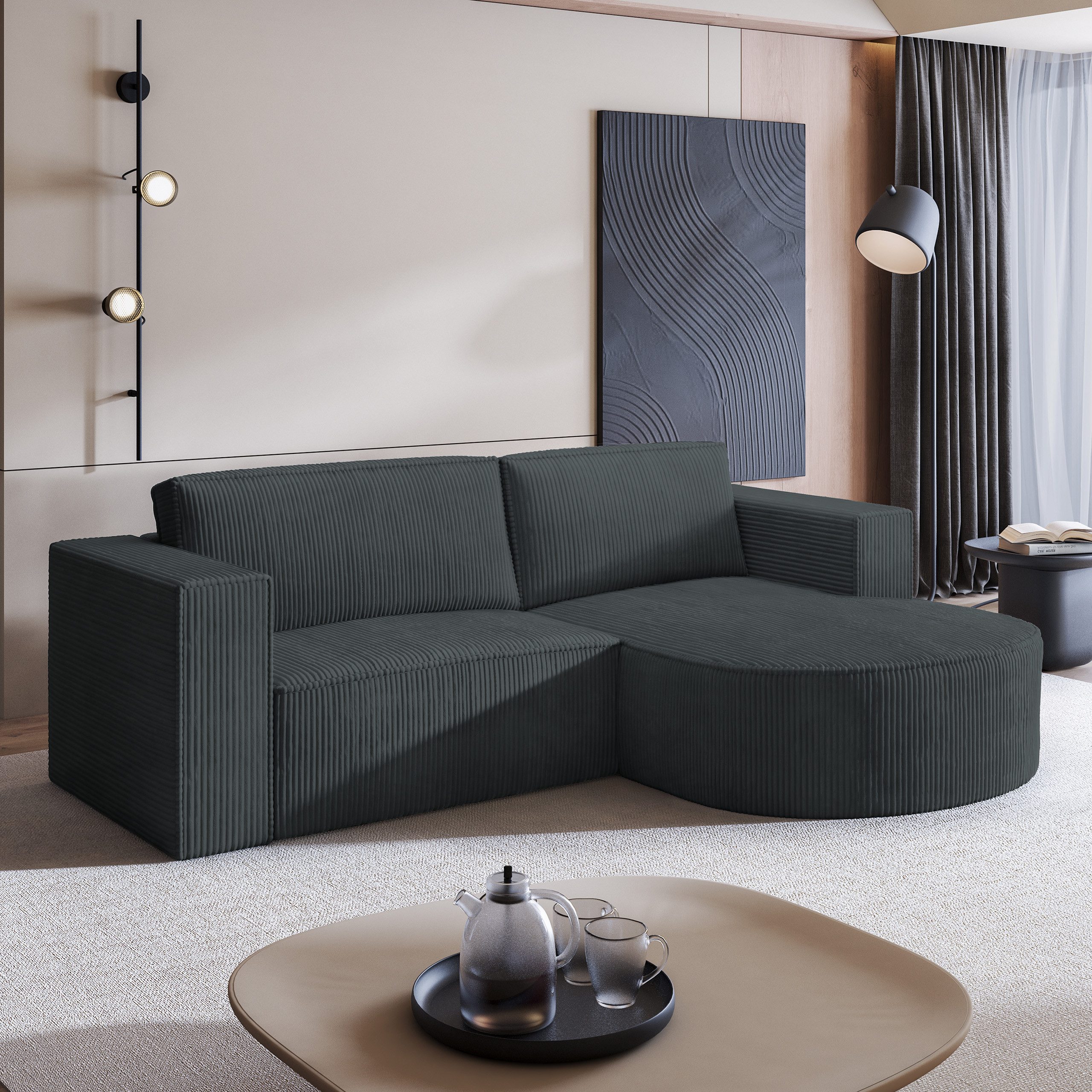 Masseno Ecksofa SORELA mit Schlaffunktion L-Form, günstig online kaufen
