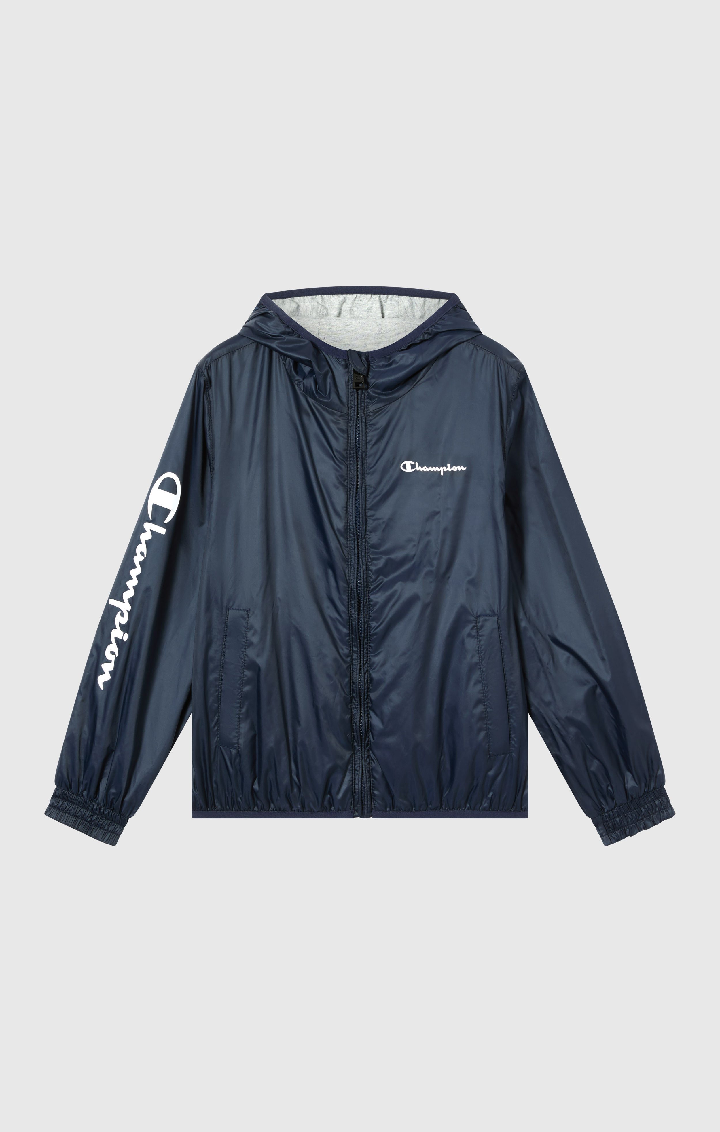 Champion Windbreaker OUTDOOR Light Hooded Jacket with Large Logo