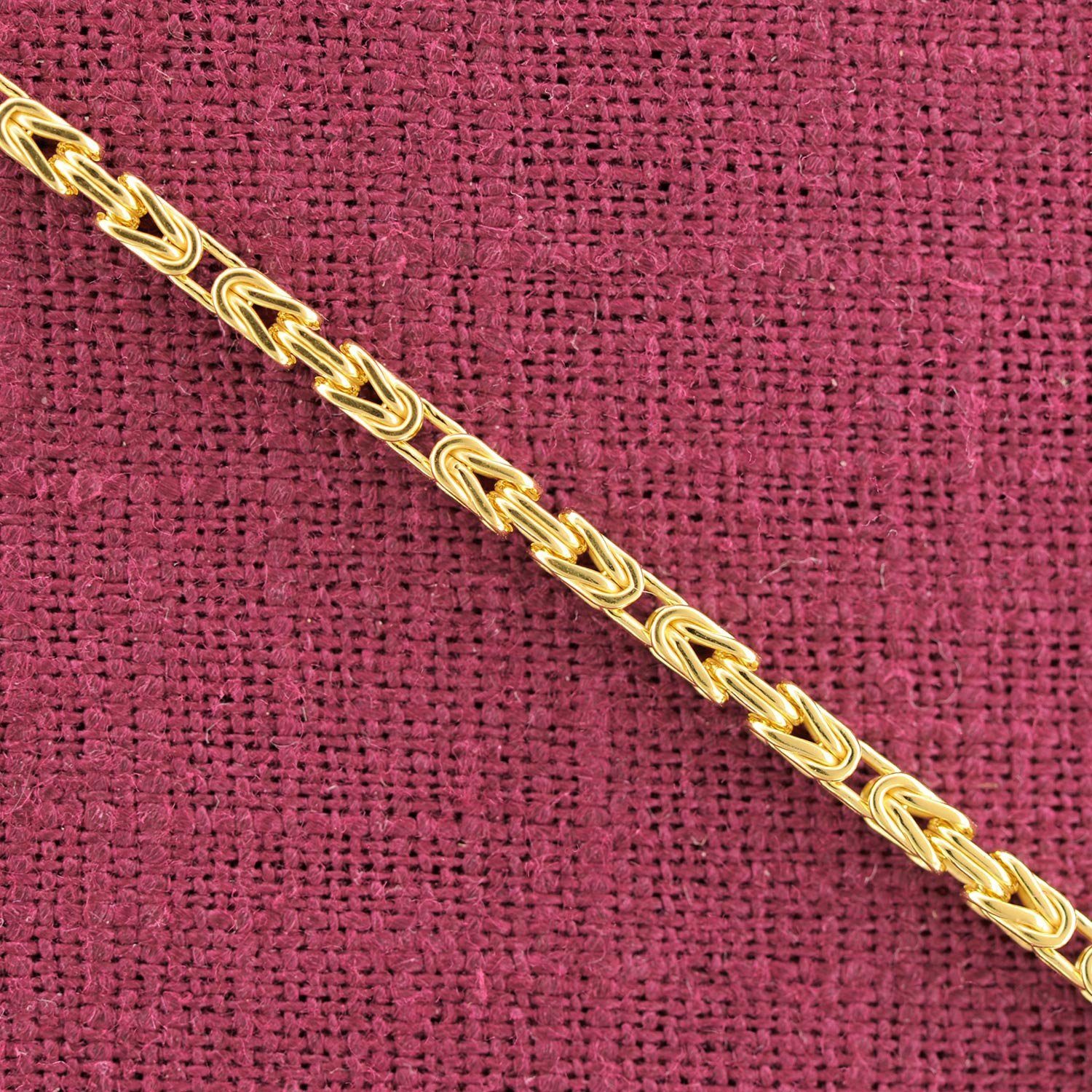 trendor Gliederarmband mm Königskette Breite 2,0 333/8K Gold